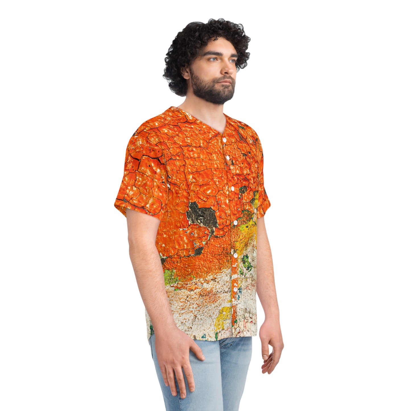 Exotic Print Baseball Jersey