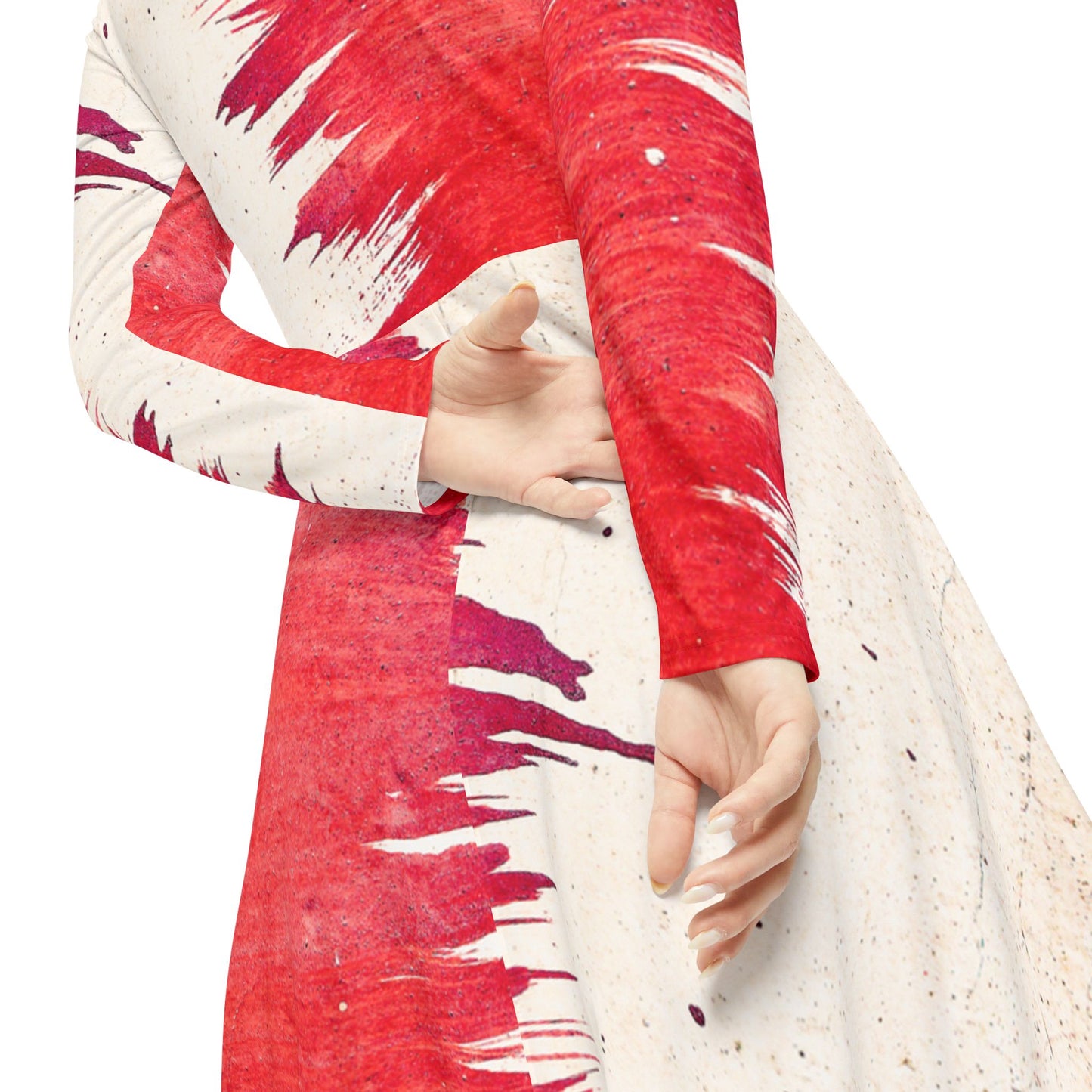 Women's Long Sleeve Dance Dress