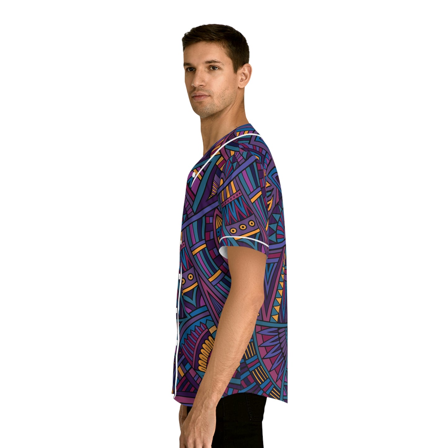 Exotic Print Baseball Jersey