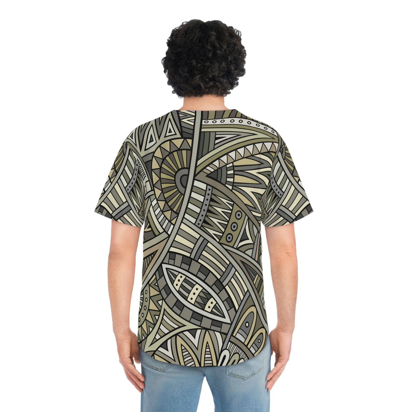 Exotic Print Baseball Jersey