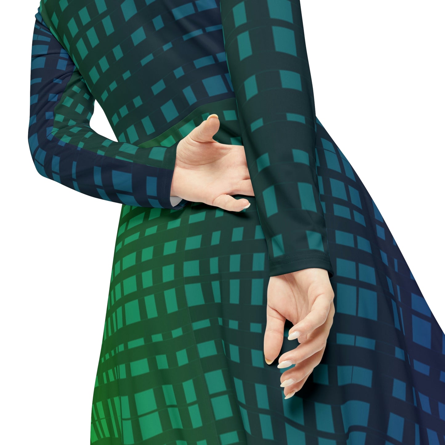 Women's Long Sleeve Dance Dress