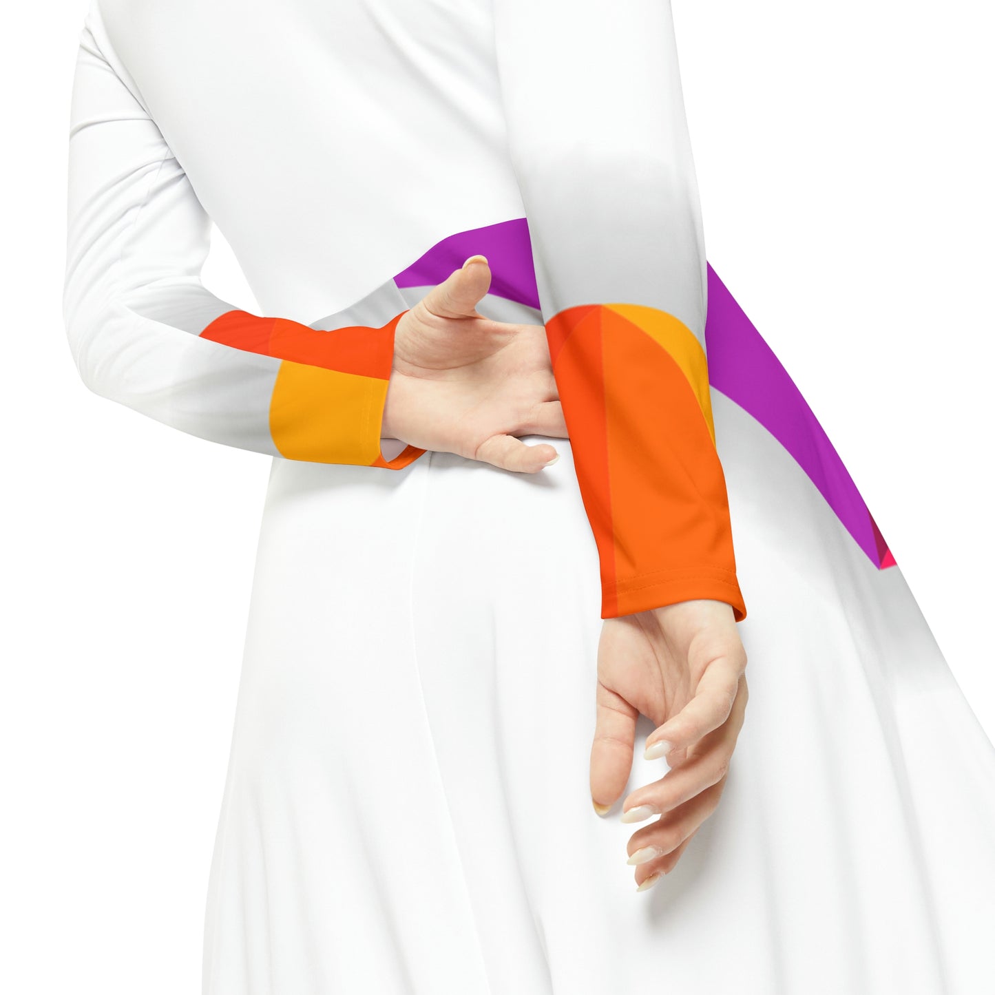 Women's Long Sleeve Dance Dress