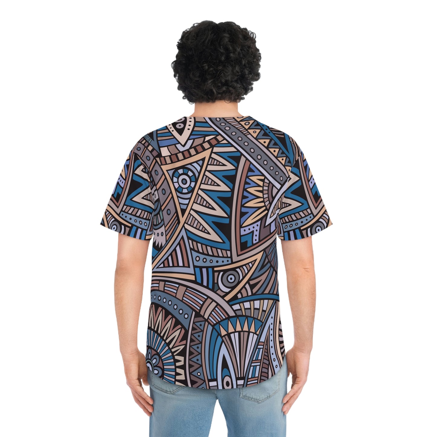 Exotic Print Baseball Jersey