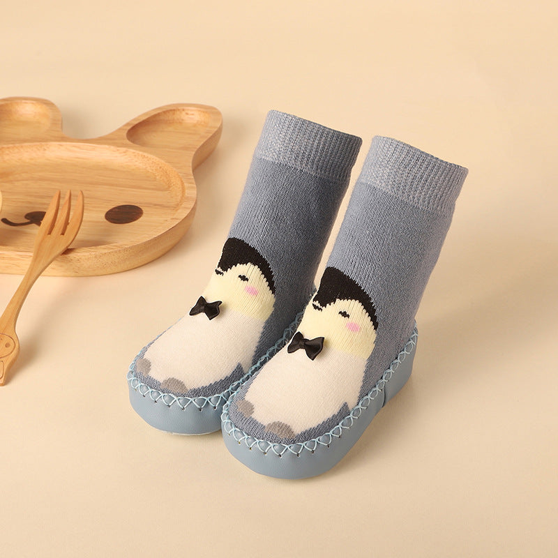 Cute Cartoon Thick Terry Anti-skid Baby Socks