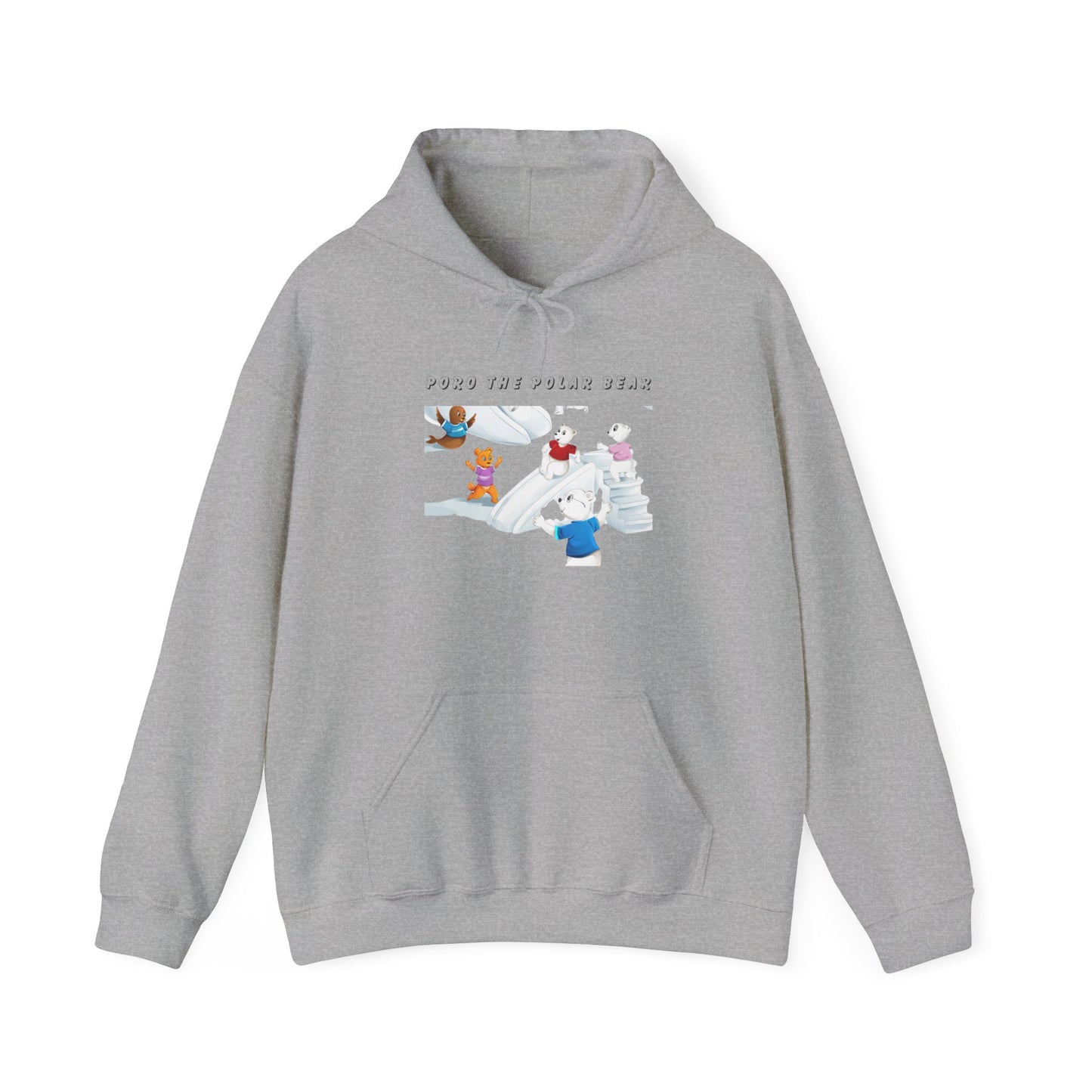 Poro the Polar Bear Unisex Heavy Blend™ Hooded Sweatshirt