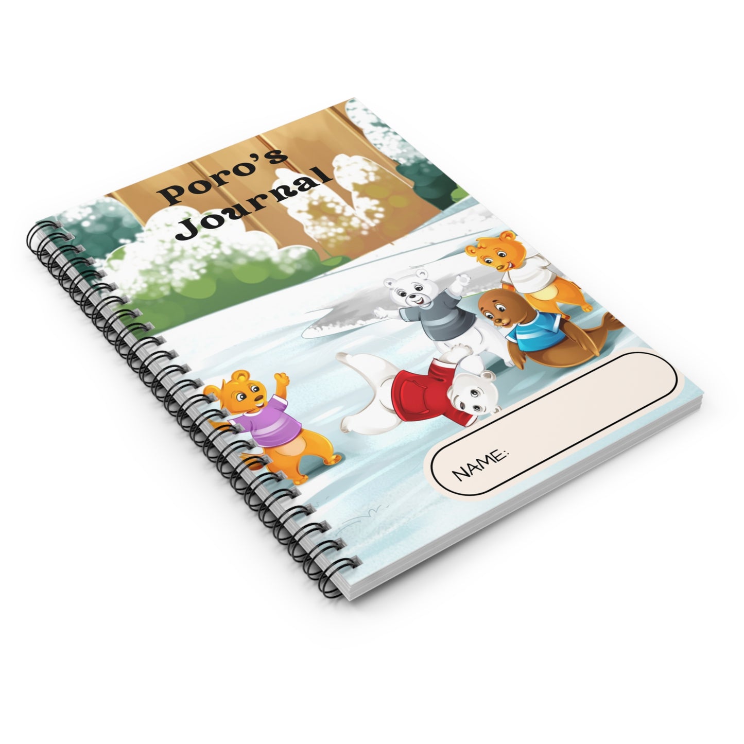 Poro Spiral Notebook - Ruled Line