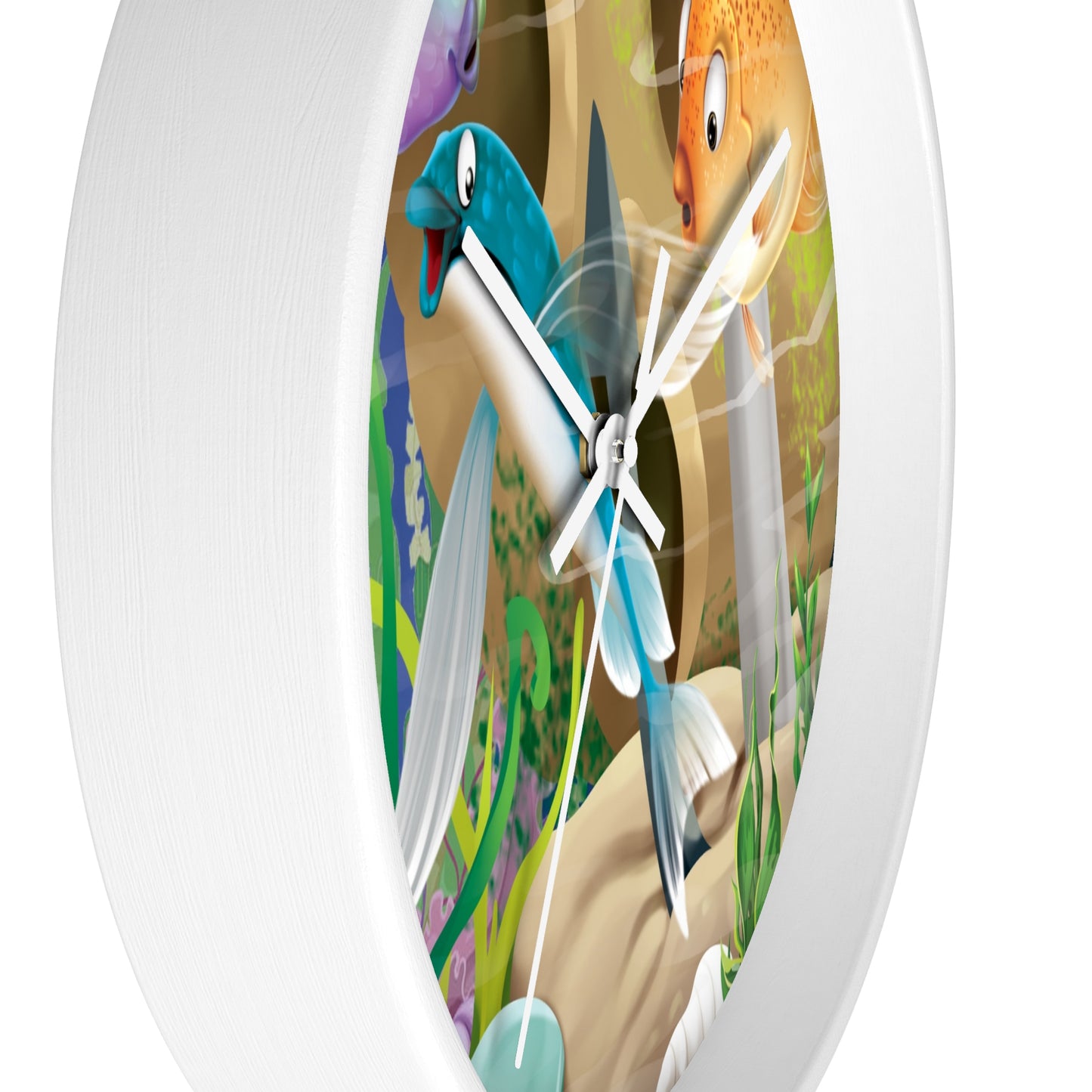 Finley The Flying Fish Wall Clock