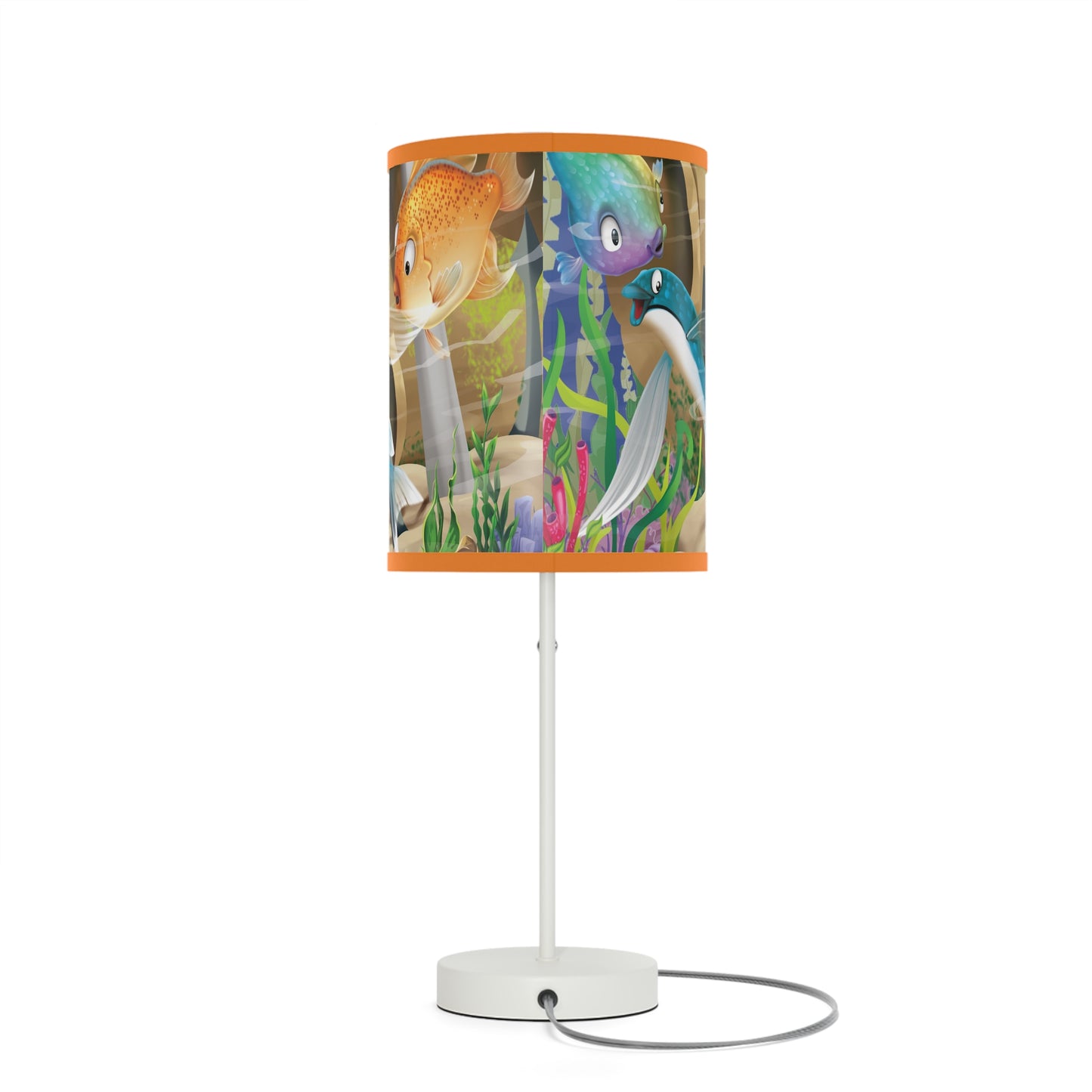 Finley The Flying Fish Lamp on a Stand, US|CA plug