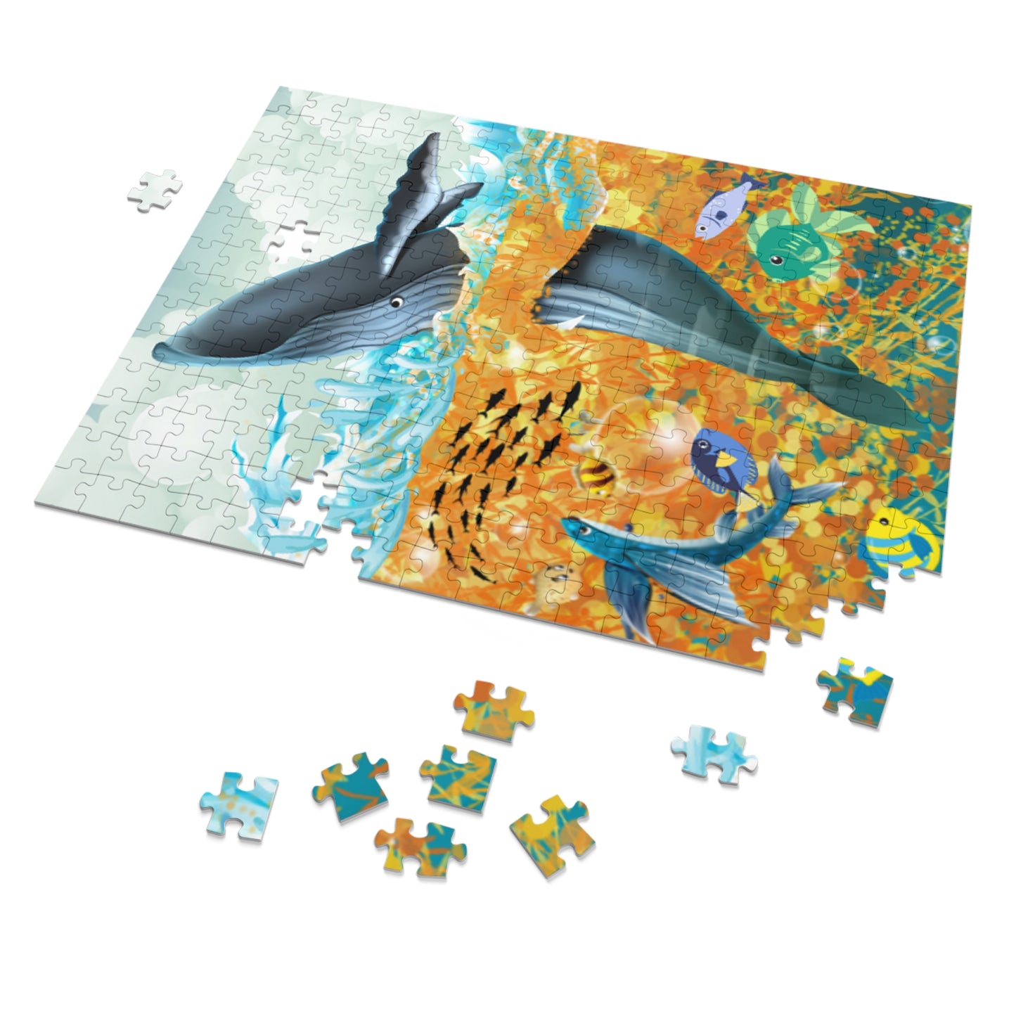 Finley the Flying Fish Jigsaw Puzzle (30, 110, 252, 500,1000-Piece)