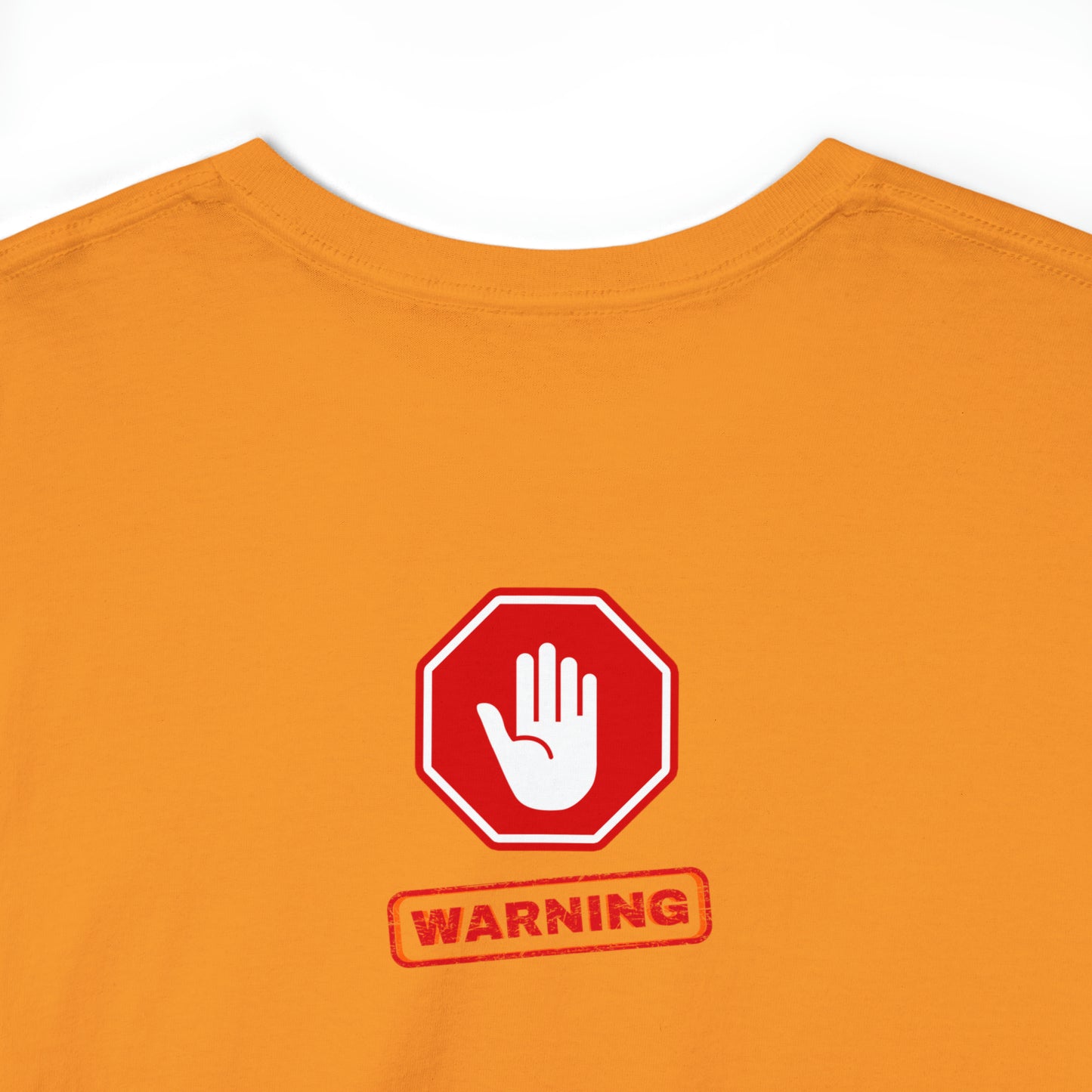 Warning, Unisex Heavy Cotton Tee