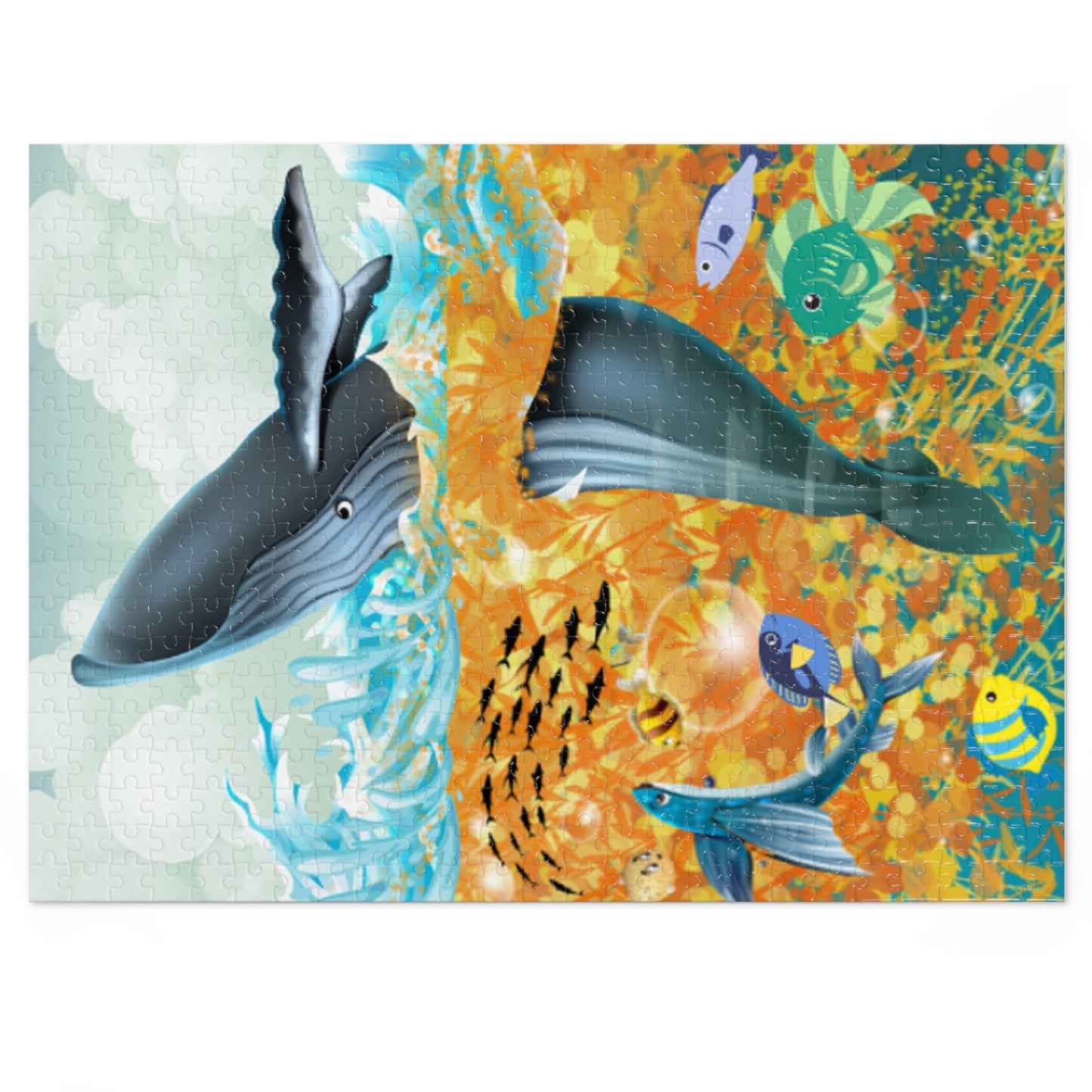 Finley the Flying Fish Jigsaw Puzzle (30, 110, 252, 500,1000-Piece)