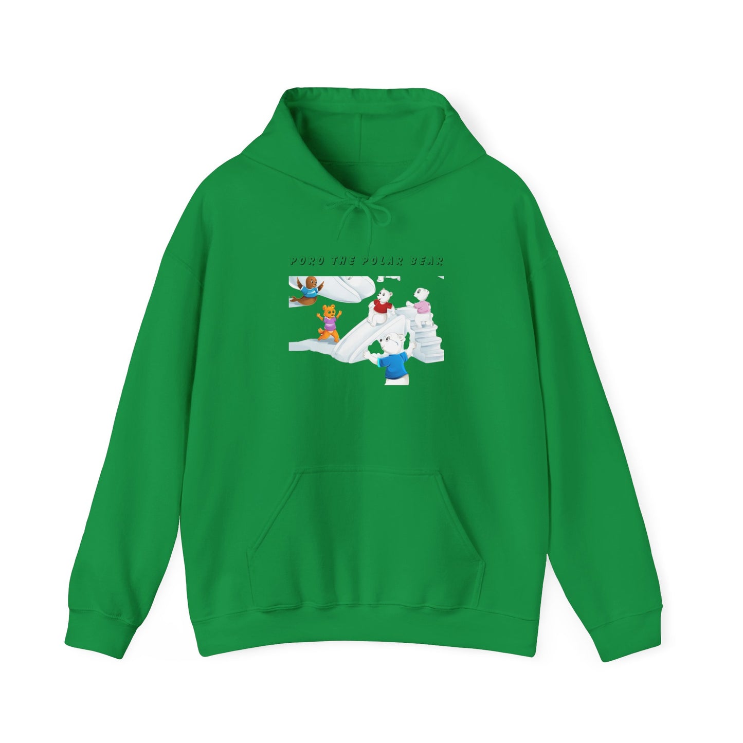 Poro the Polar Bear Unisex Heavy Blend™ Hooded Sweatshirt