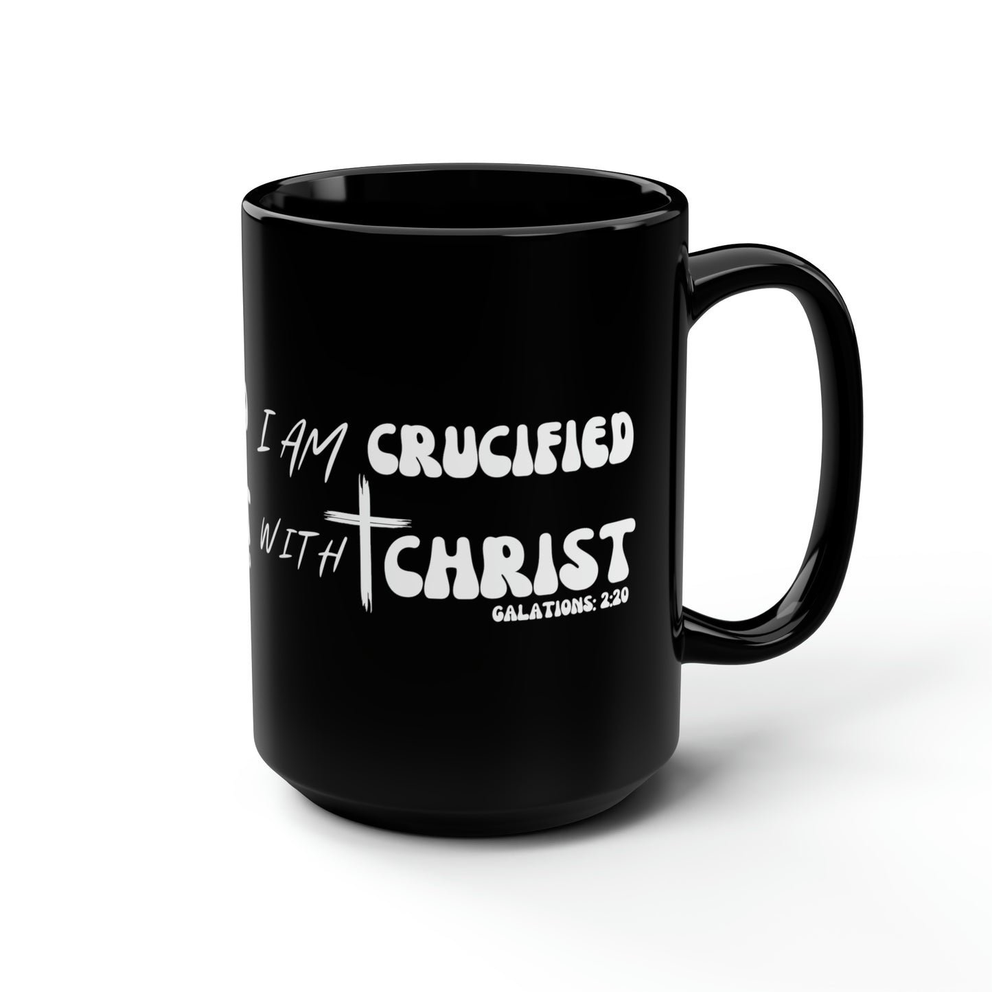 Christian Wear Black Mug, 15oz