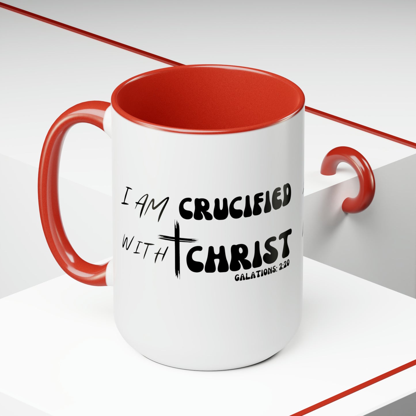 Christian Wear Two-Tone Coffee Mugs, 15oz