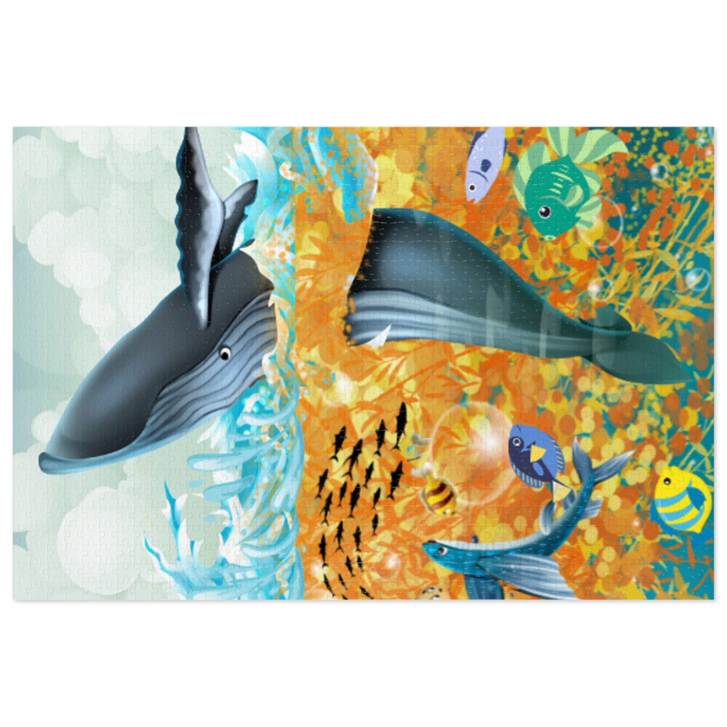 Finley the Flying Fish Jigsaw Puzzle (30, 110, 252, 500,1000-Piece)