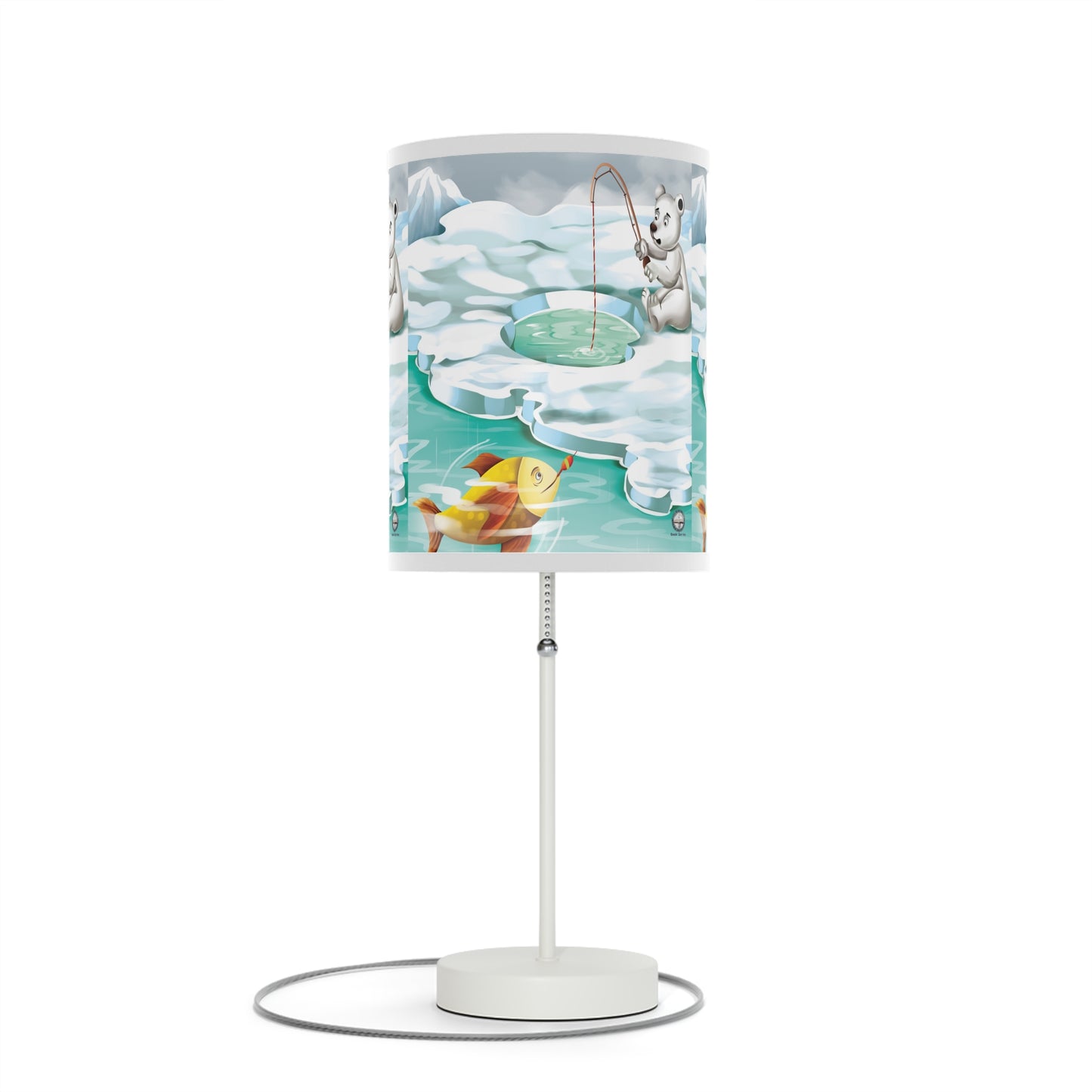 Poro The Polar Bear Lamp on a Stand, US|CA plug