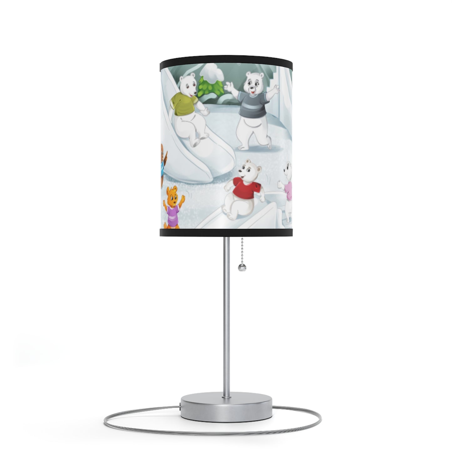 Poro the Polar Bear Lamp on a Stand