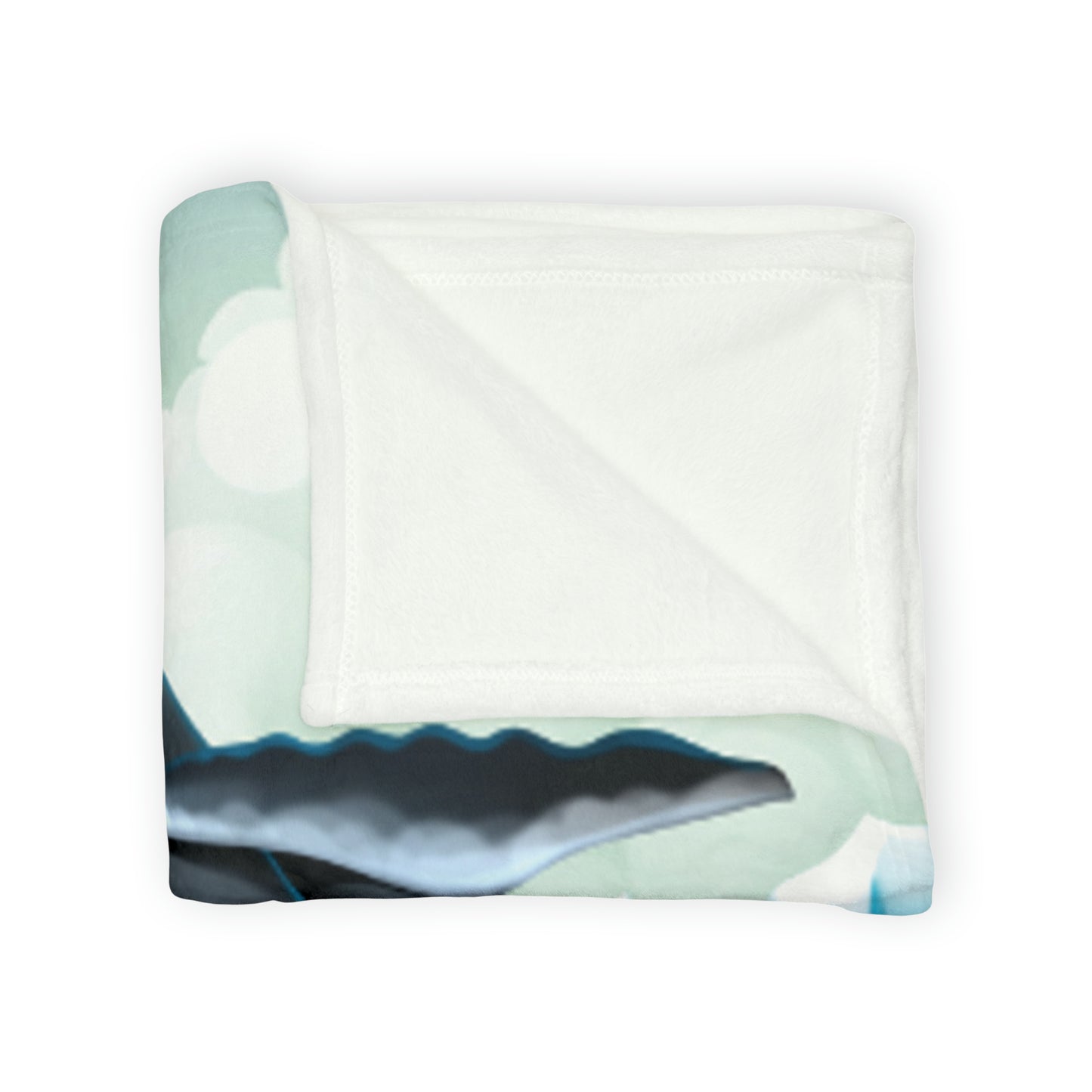 Finley the Flying Fish Soft Polyester Blanket