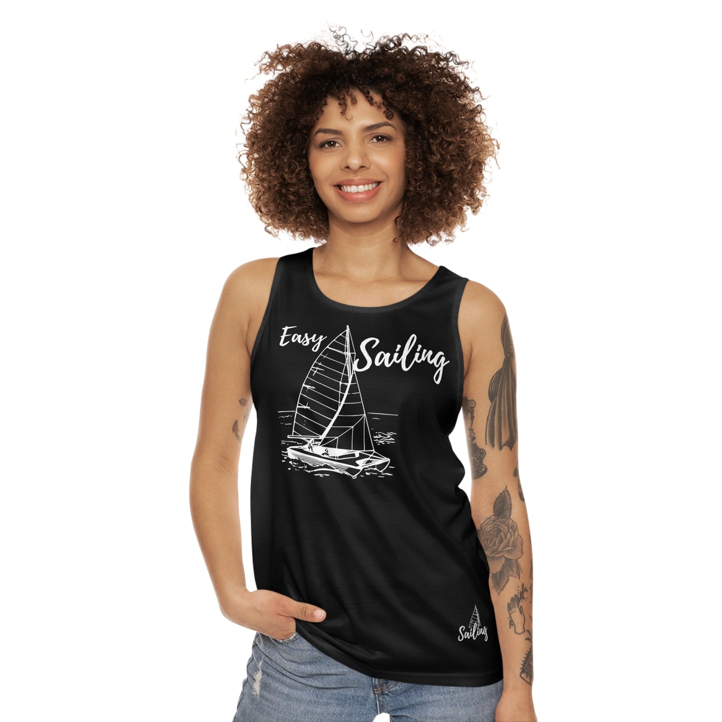 Sailing Unisex Tank Top (AOP)