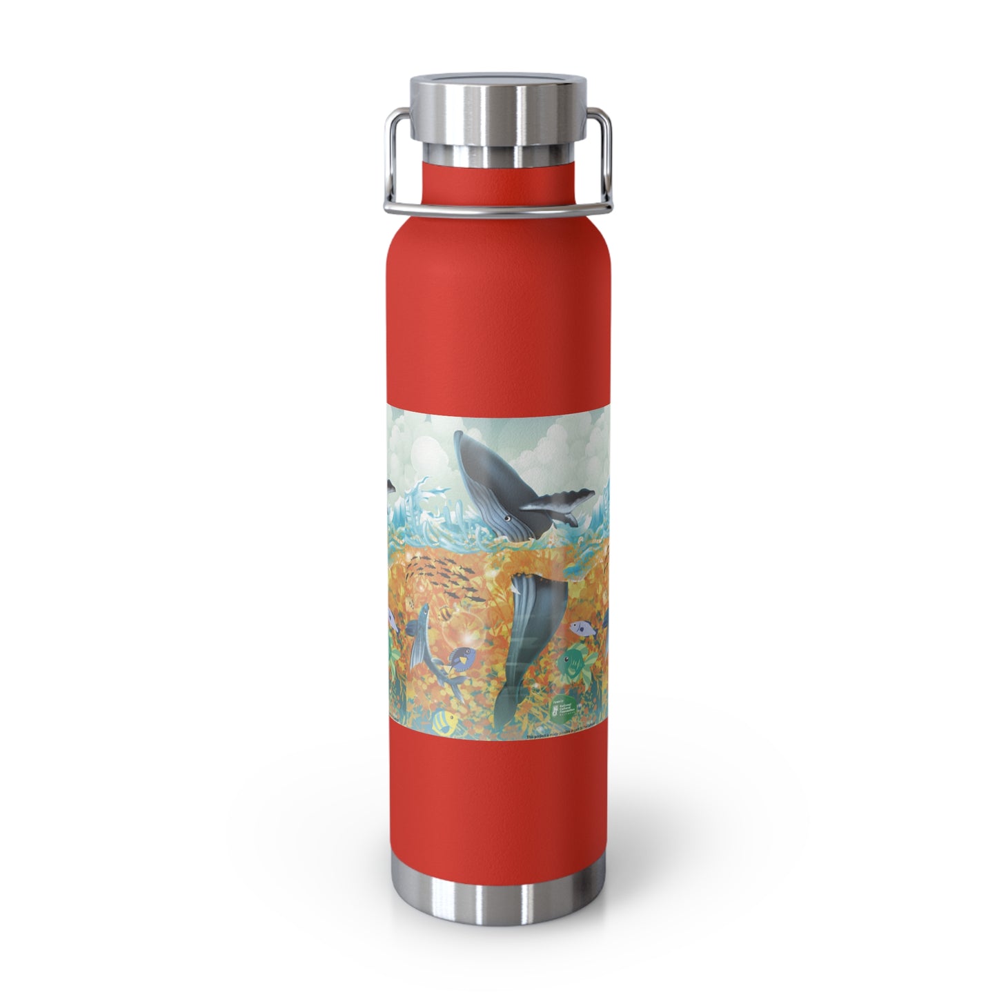 Finley the Flying Fish Copper Vacuum Insulated Bottle, 22oz