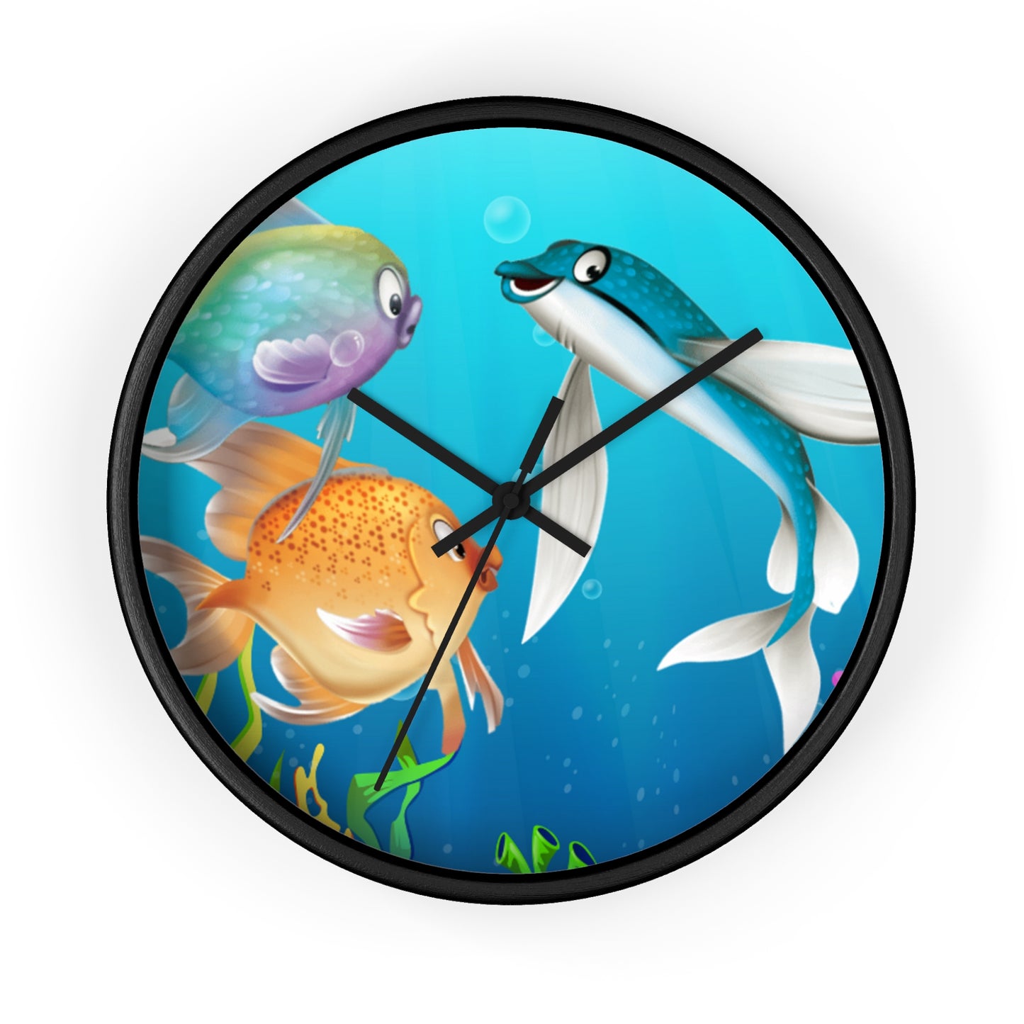 Finley The Flying Fish Wall Clock