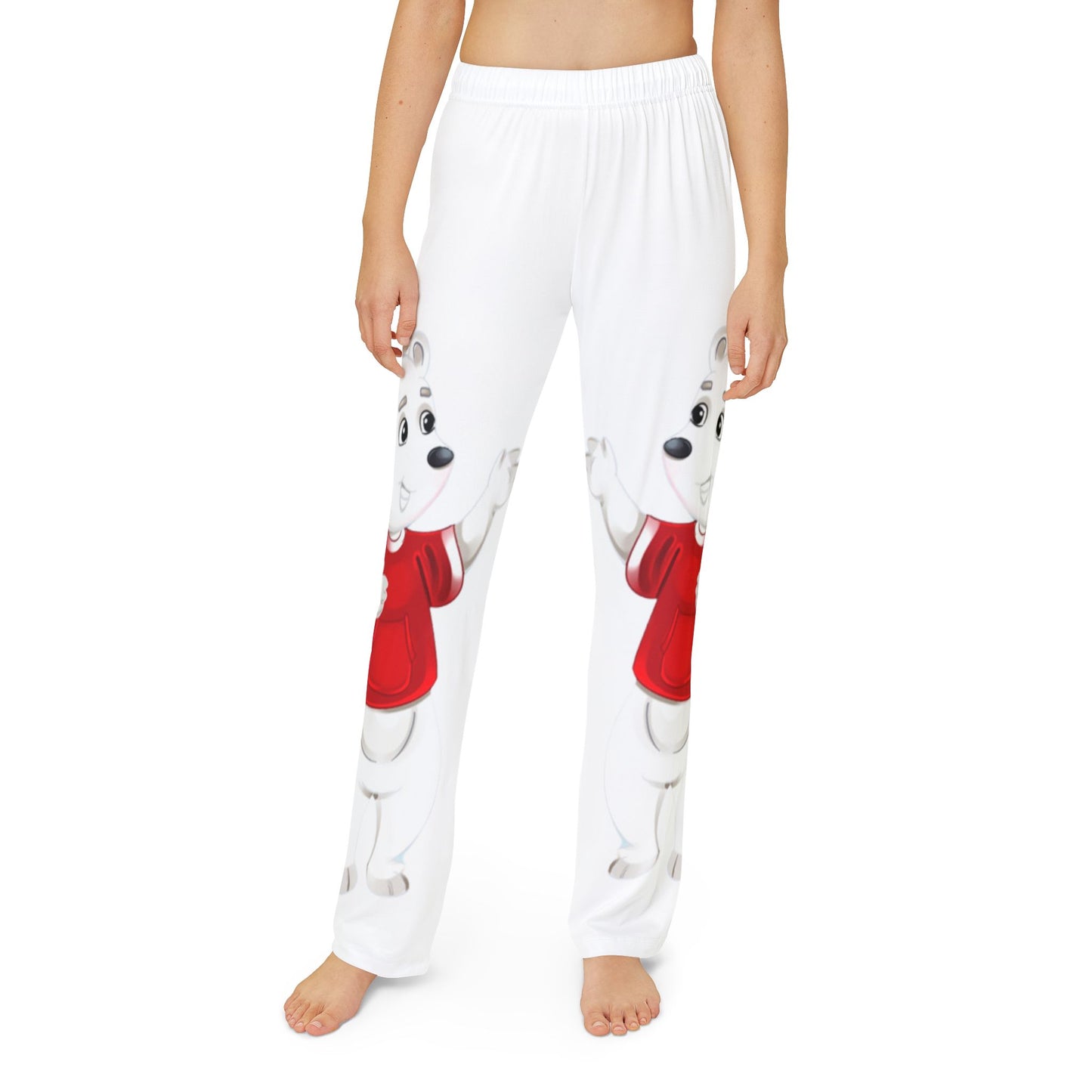 Poro the Polar Bear Kids Pajama Pants (AOP)