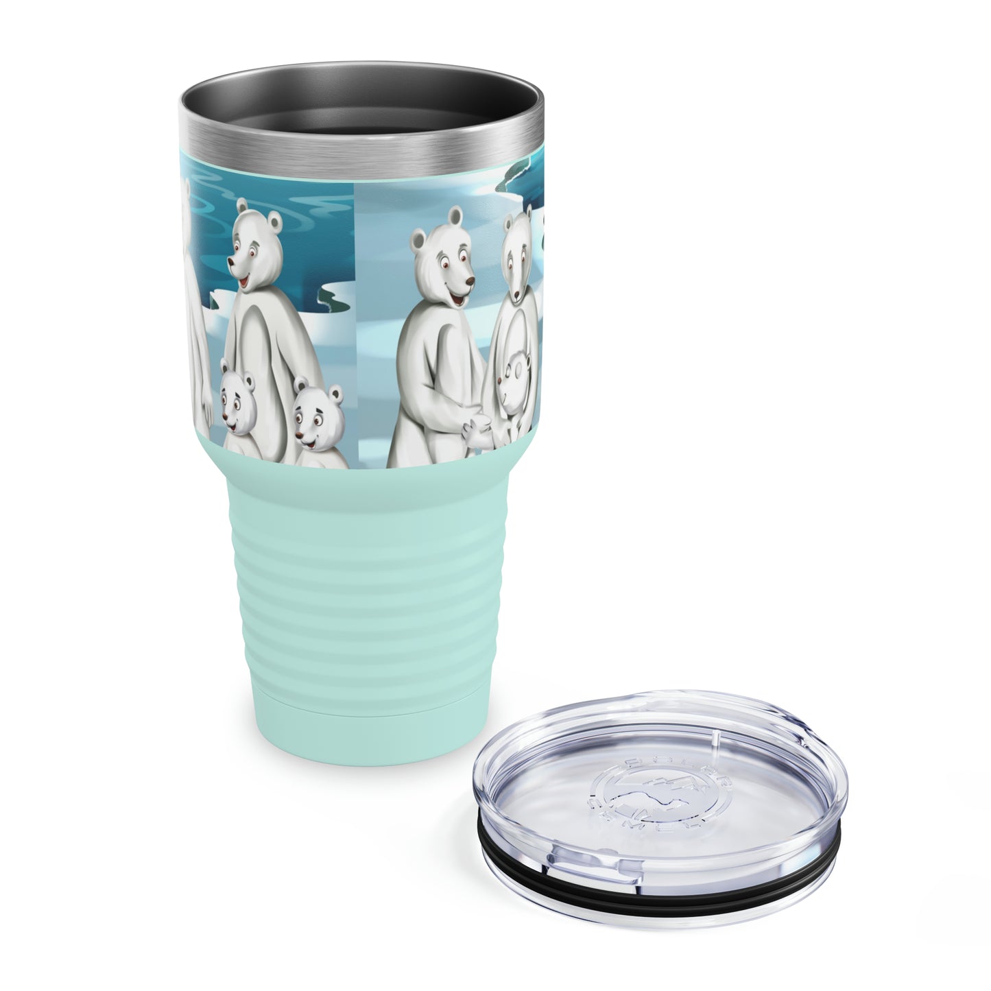 Poro The Polar Bear Ringneck Tumbler, 30oz