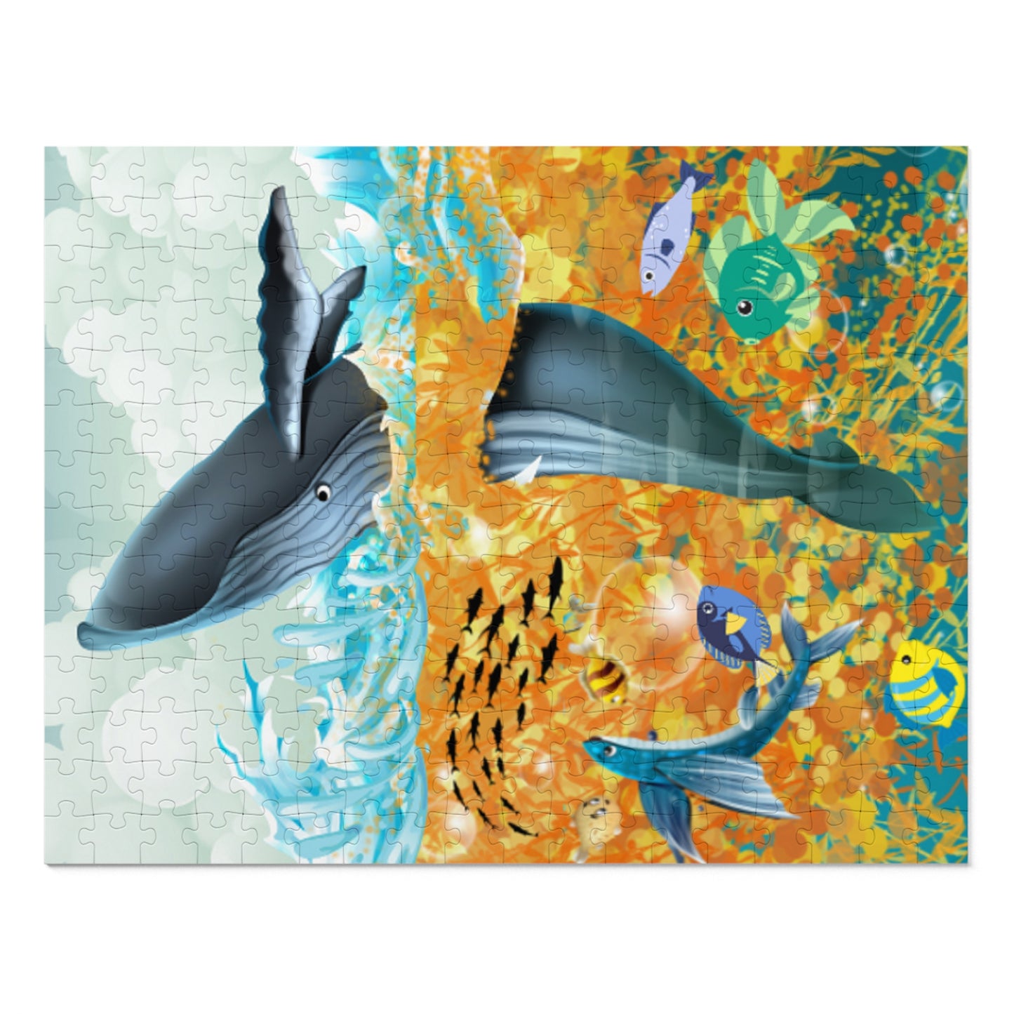 Finley the Flying Fish Jigsaw Puzzle (30, 110, 252, 500,1000-Piece)