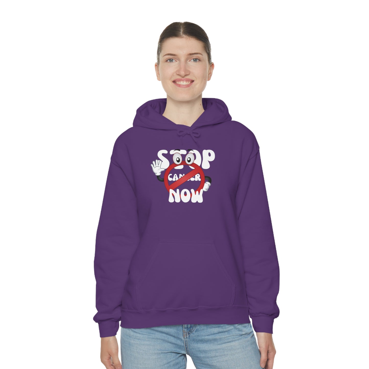 Cancer Awareness Unisex Heavy Blend™ Hooded Sweatshirt