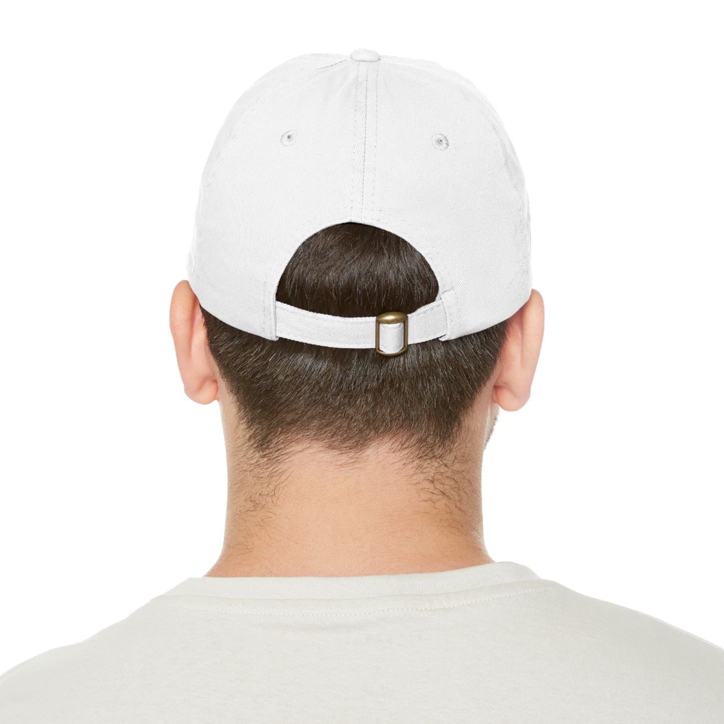 Sailing Dad Hat with Leather Patch (Rectangle)