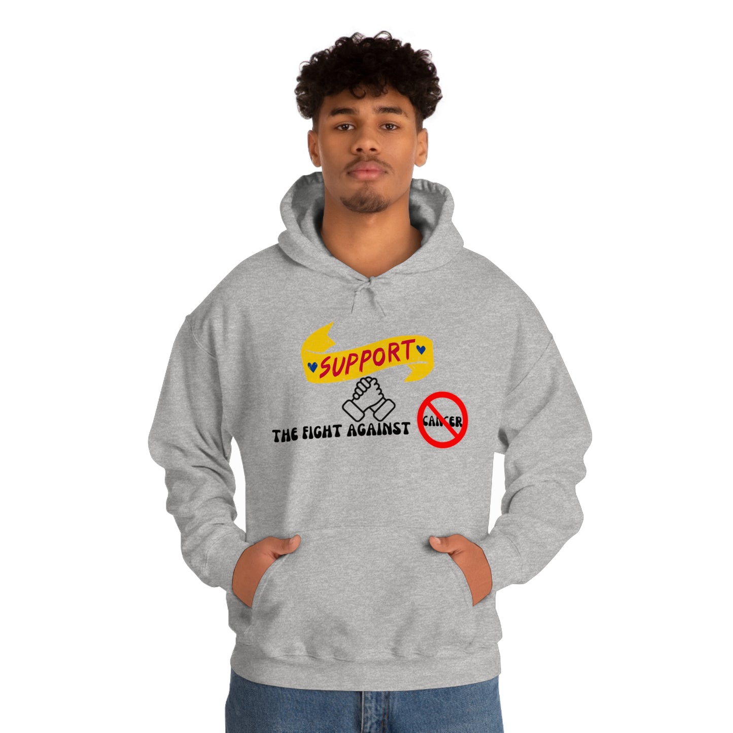 Cancer Awareness Unisex Heavy Blend™ Hooded Sweatshirt