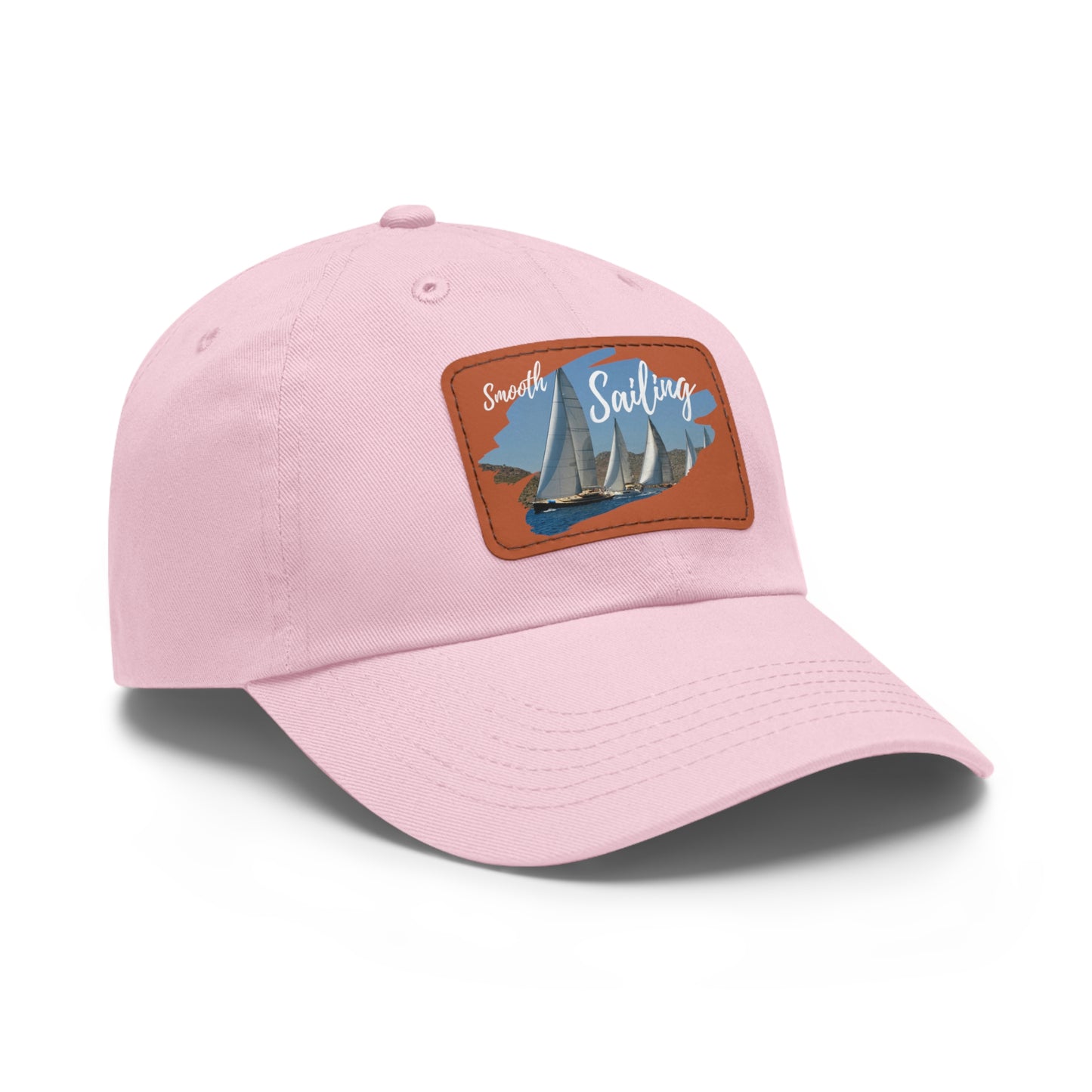 Sailing Dad Hat with Leather Patch (Rectangle)