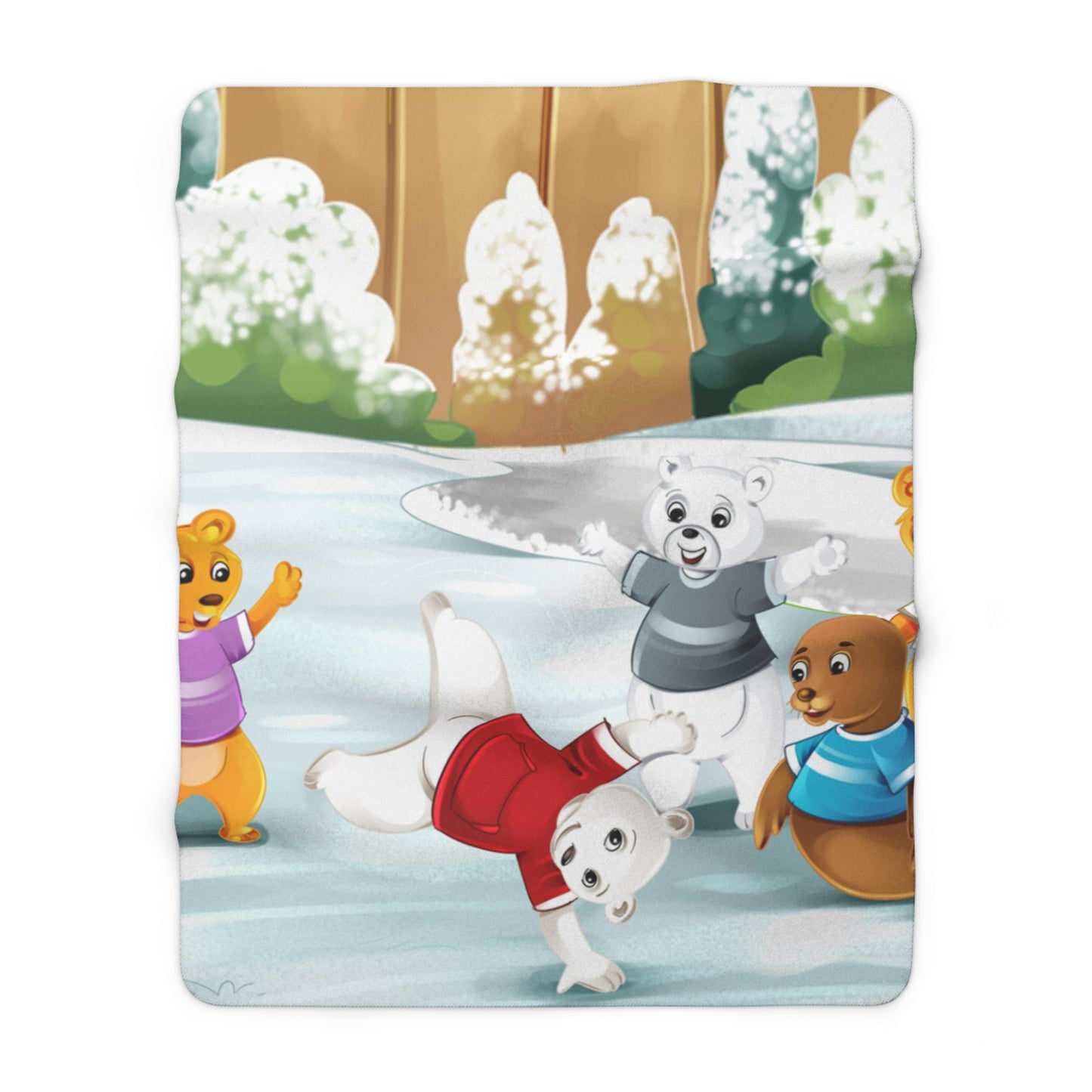 Poro Sherpa Fleece Blanket