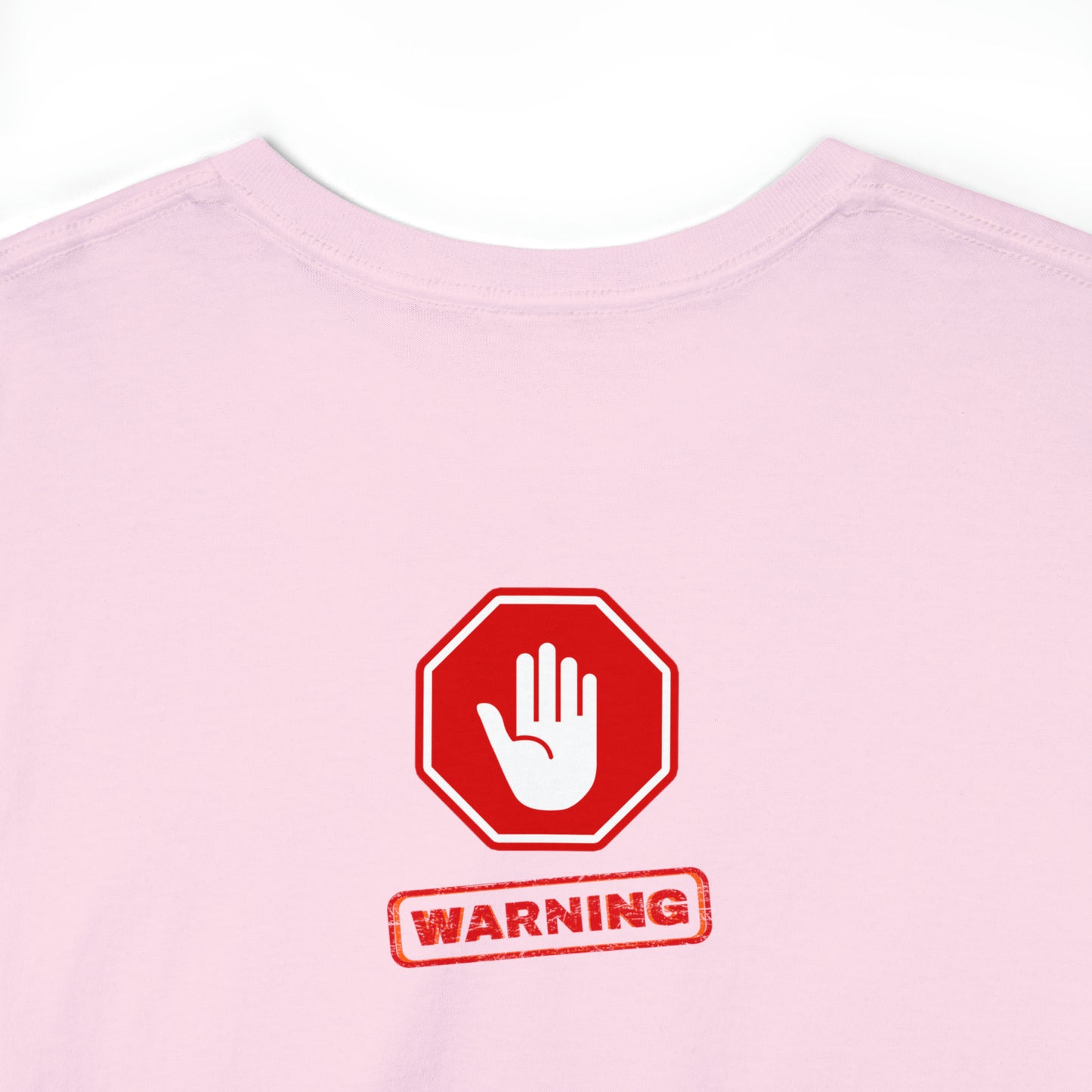 Warning, Unisex Heavy Cotton Tee