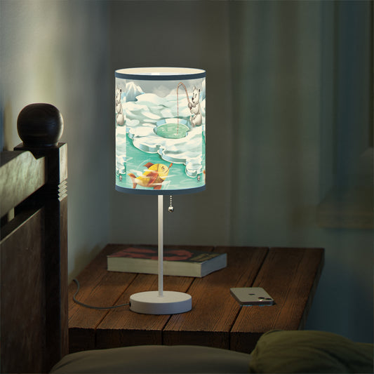 Poro The Polar Bear Lamp on a Stand, US|CA plug