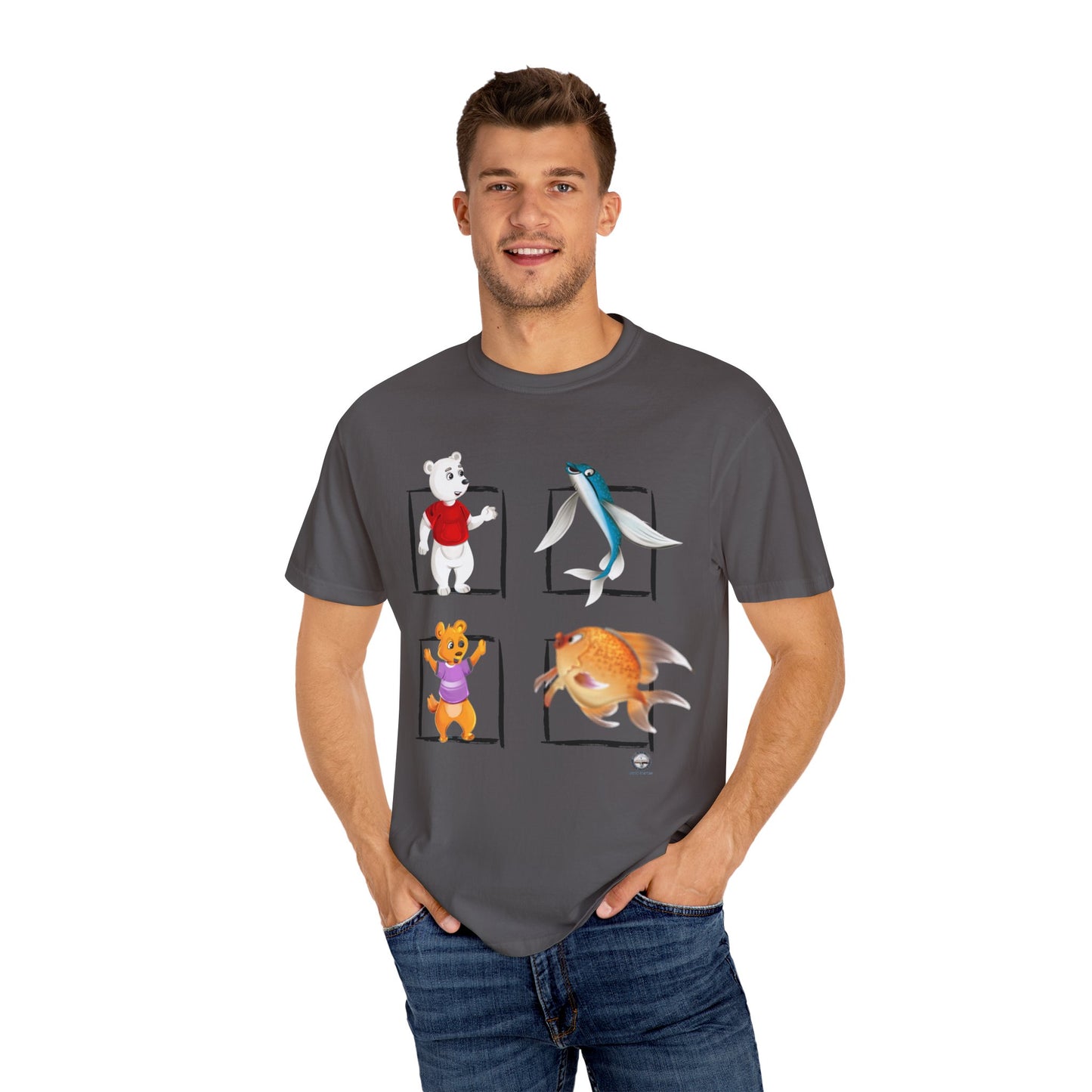 Whimsical Cartoon T-Shirt, Fun Graphic Tee for Kids, Animal Lovers Apparel, Perfect Gift for Birthdays and Celebrations