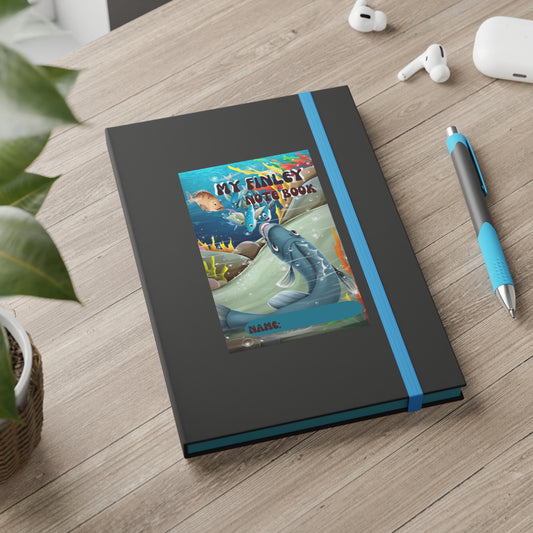 Finley the Flying Fish Color Contrast Notebook - Ruled