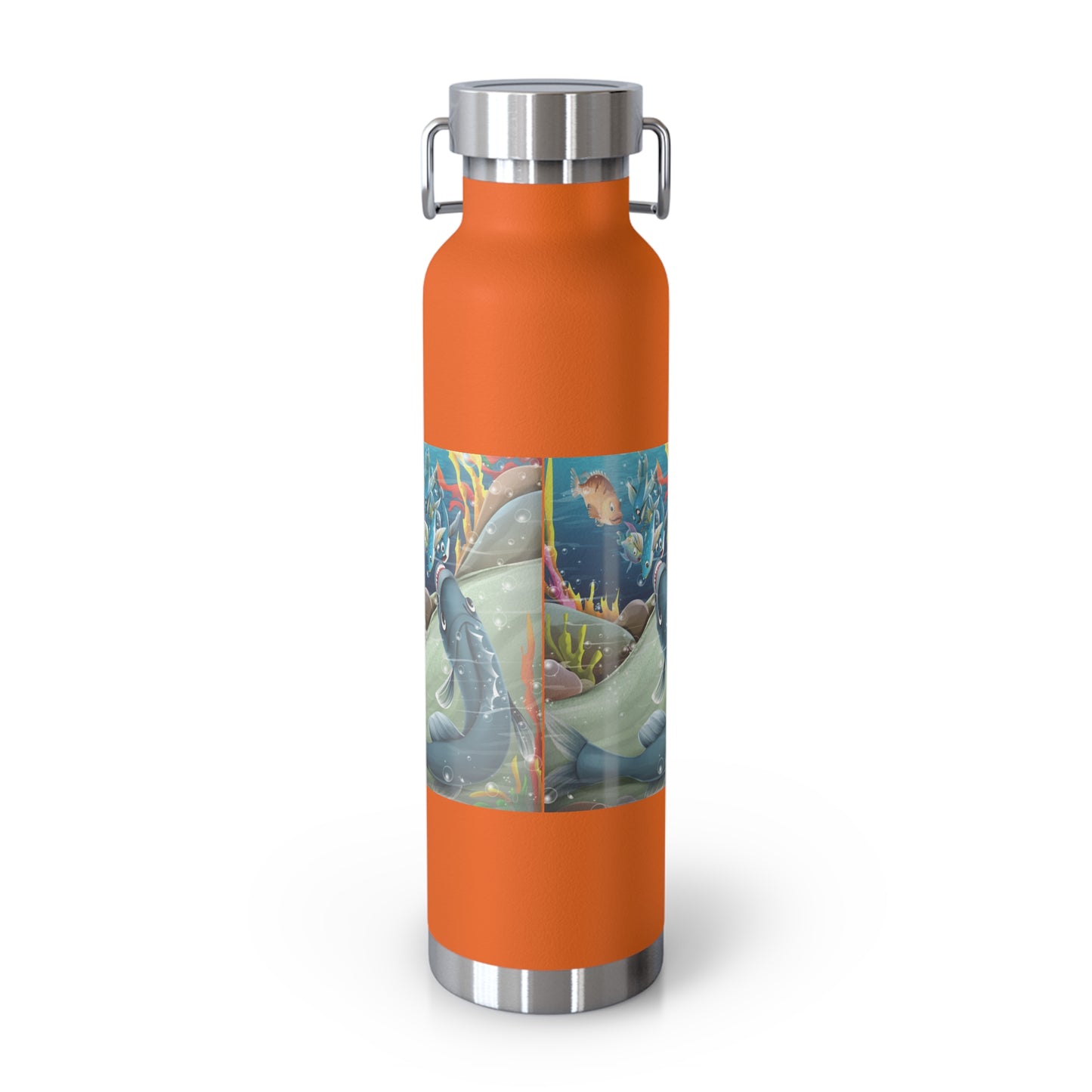 Finley the Flying Fish Copper Vacuum Insulated Bottle, 22oz