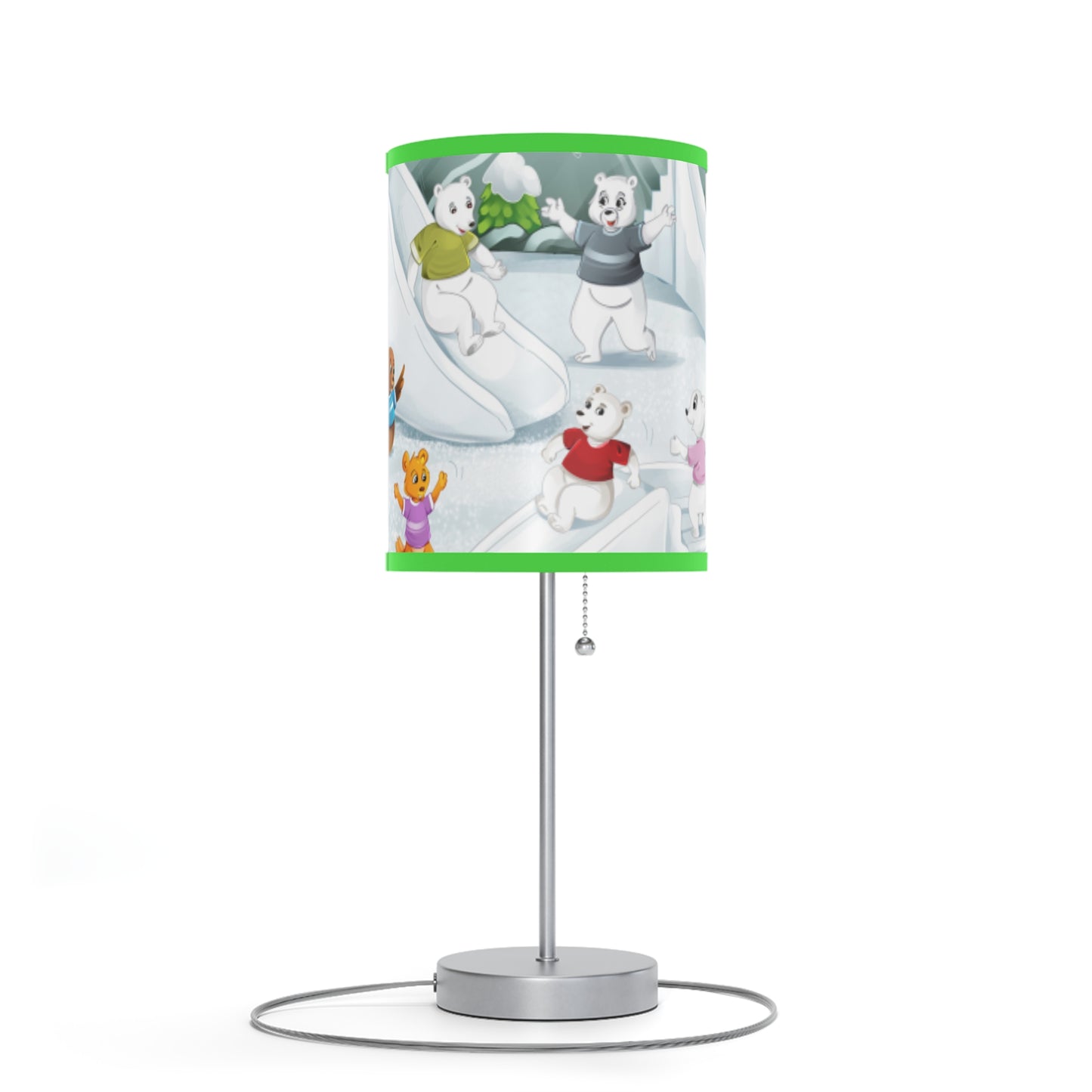 Poro the Polar Bear Lamp on a Stand