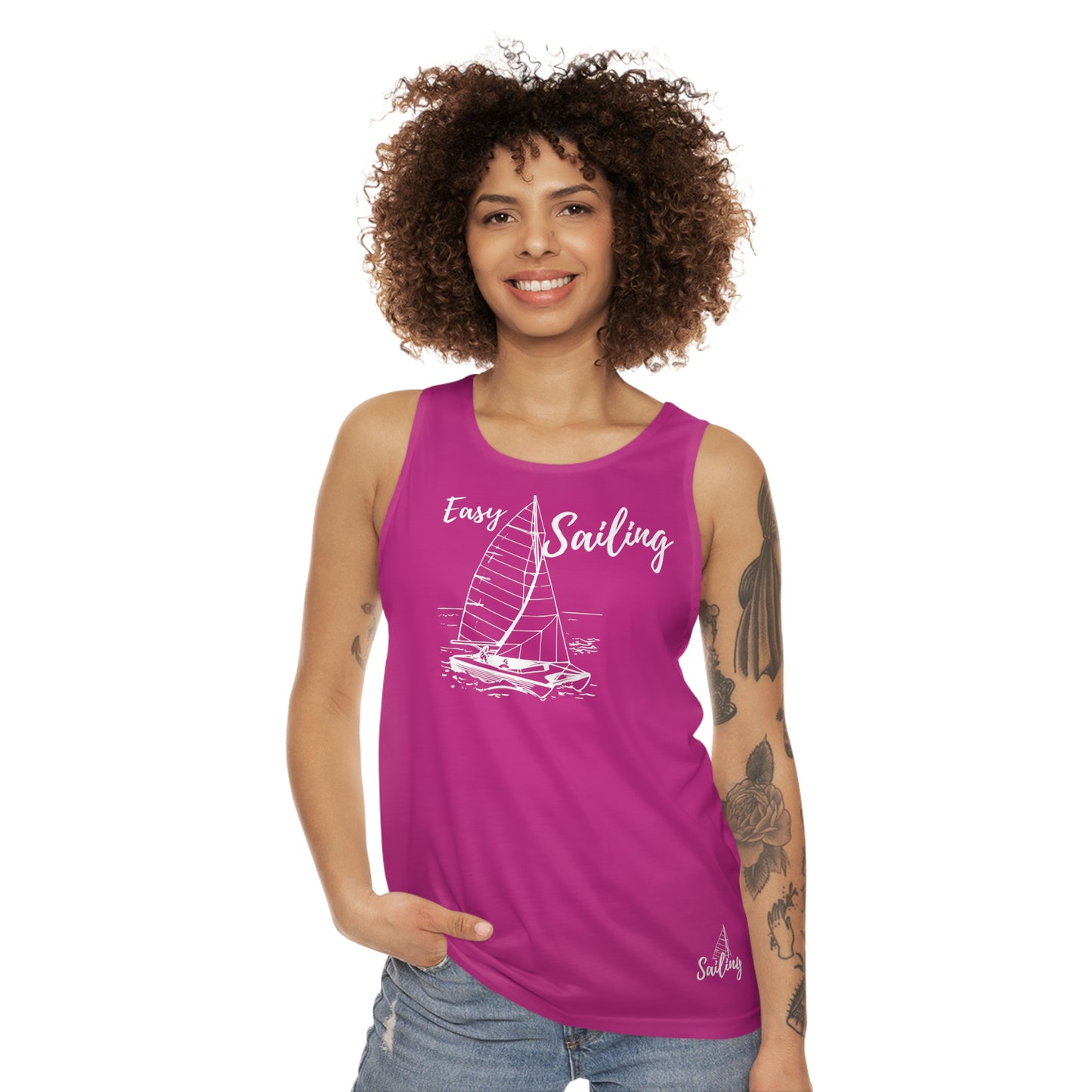 Sailing Unisex Tank Top (AOP)