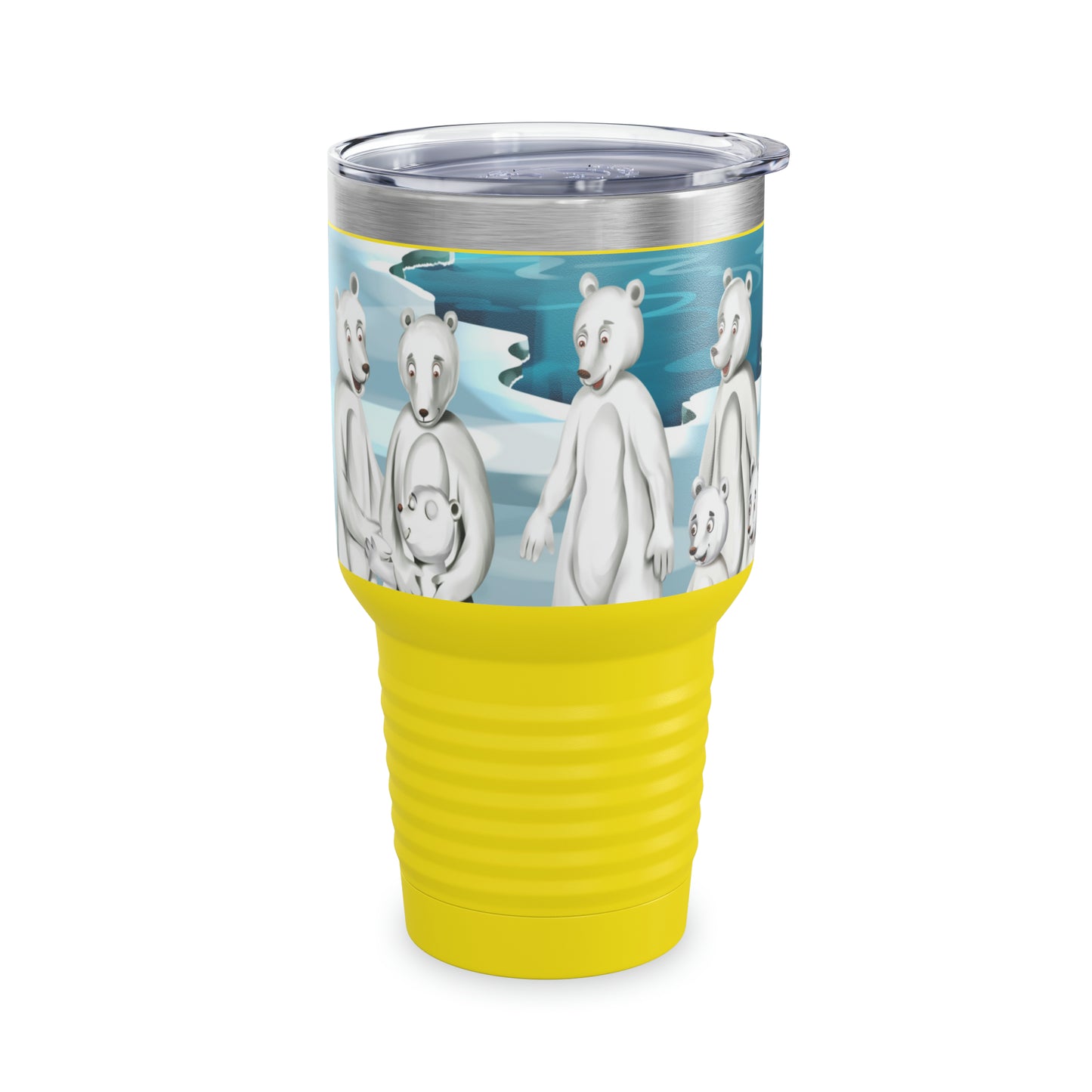 Poro The Polar Bear Ringneck Tumbler, 30oz