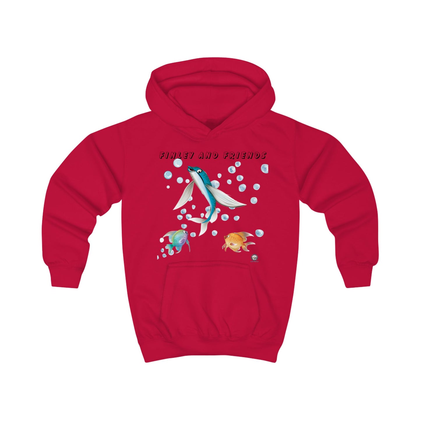 Finley the Flying Fish Kids Hoodie