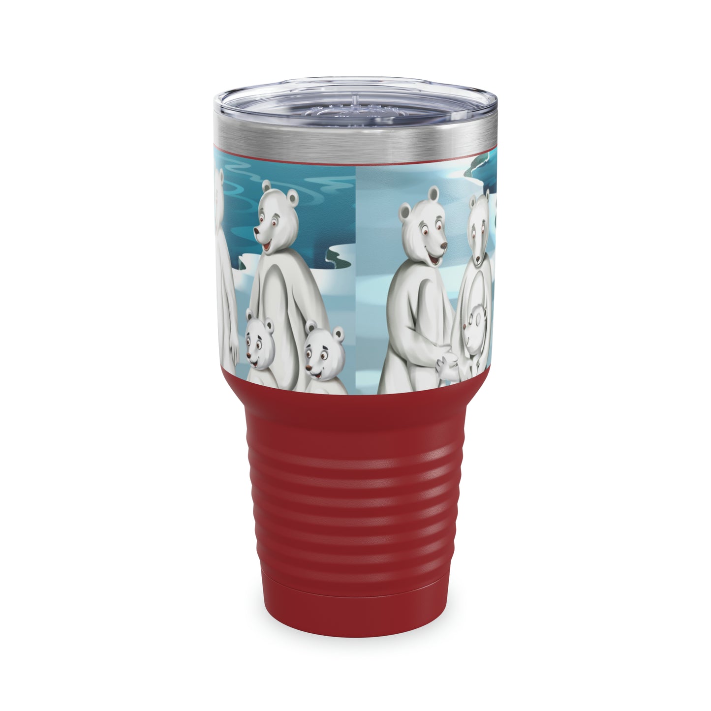 Poro The Polar Bear Ringneck Tumbler, 30oz