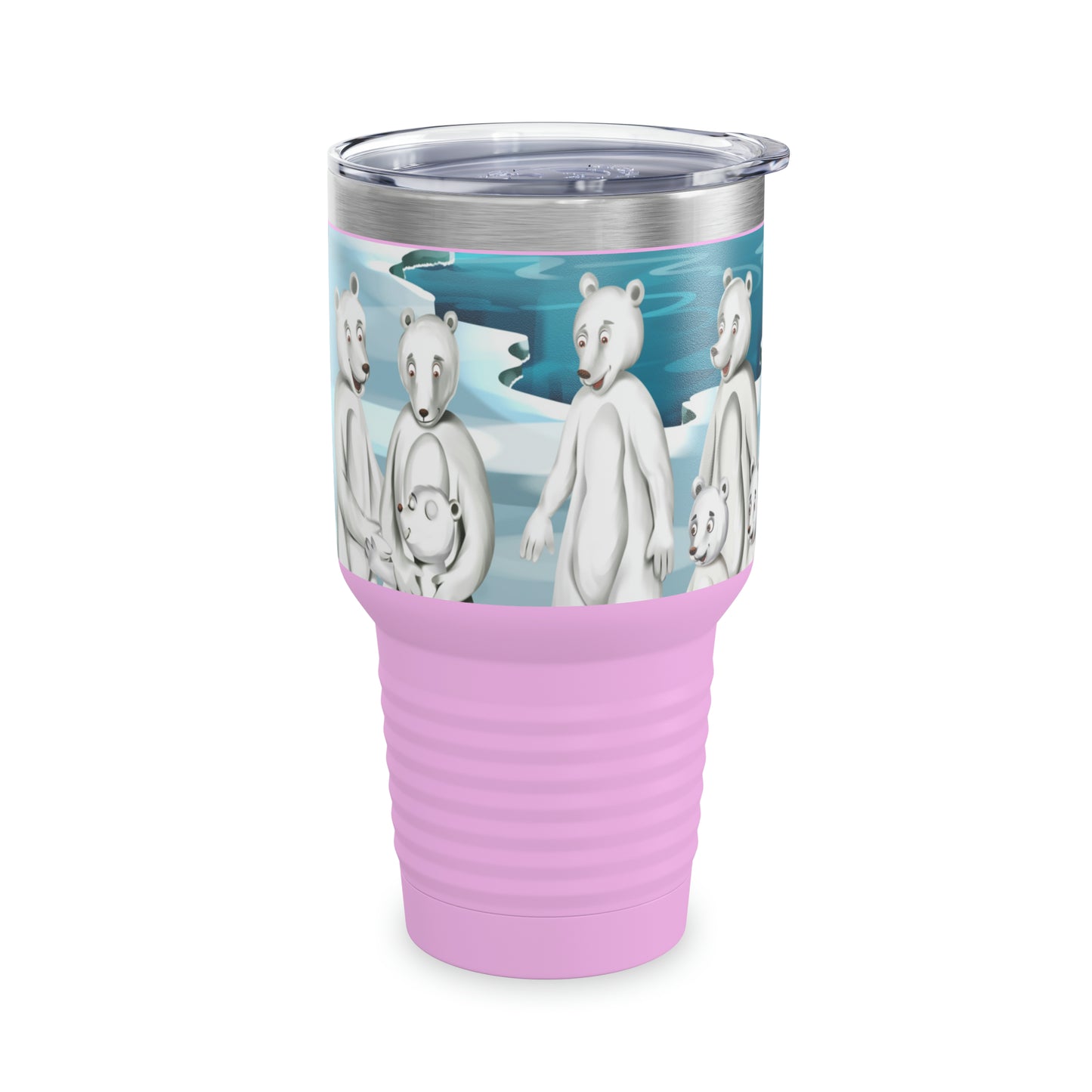 Poro The Polar Bear Ringneck Tumbler, 30oz