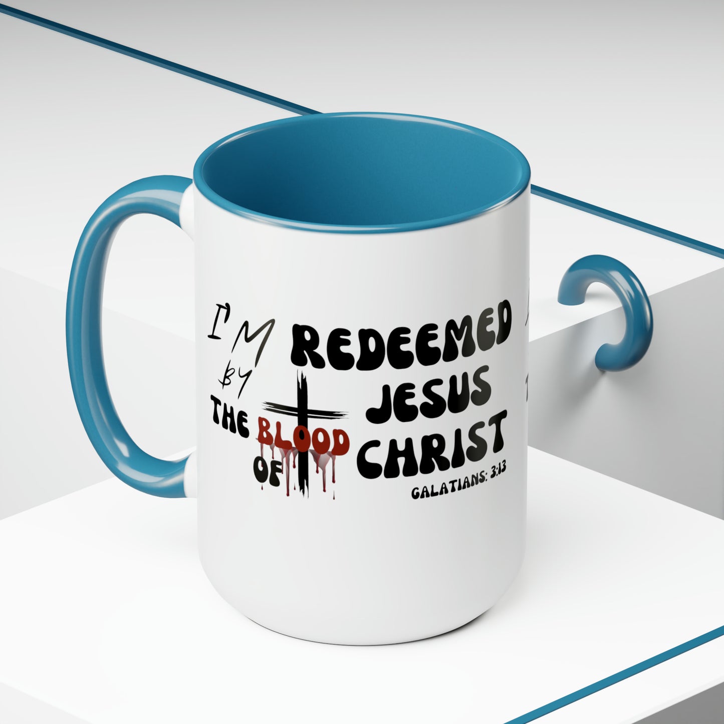 Christian Wear Two-Tone Coffee Mugs, 15oz