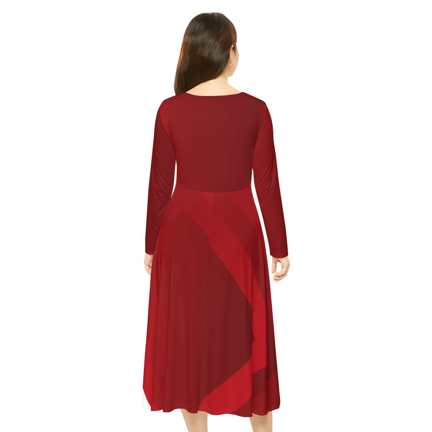 Women's Long Sleeve Dance Dress