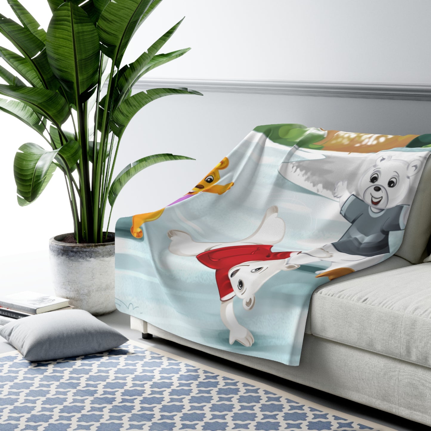 Poro Sherpa Fleece Blanket