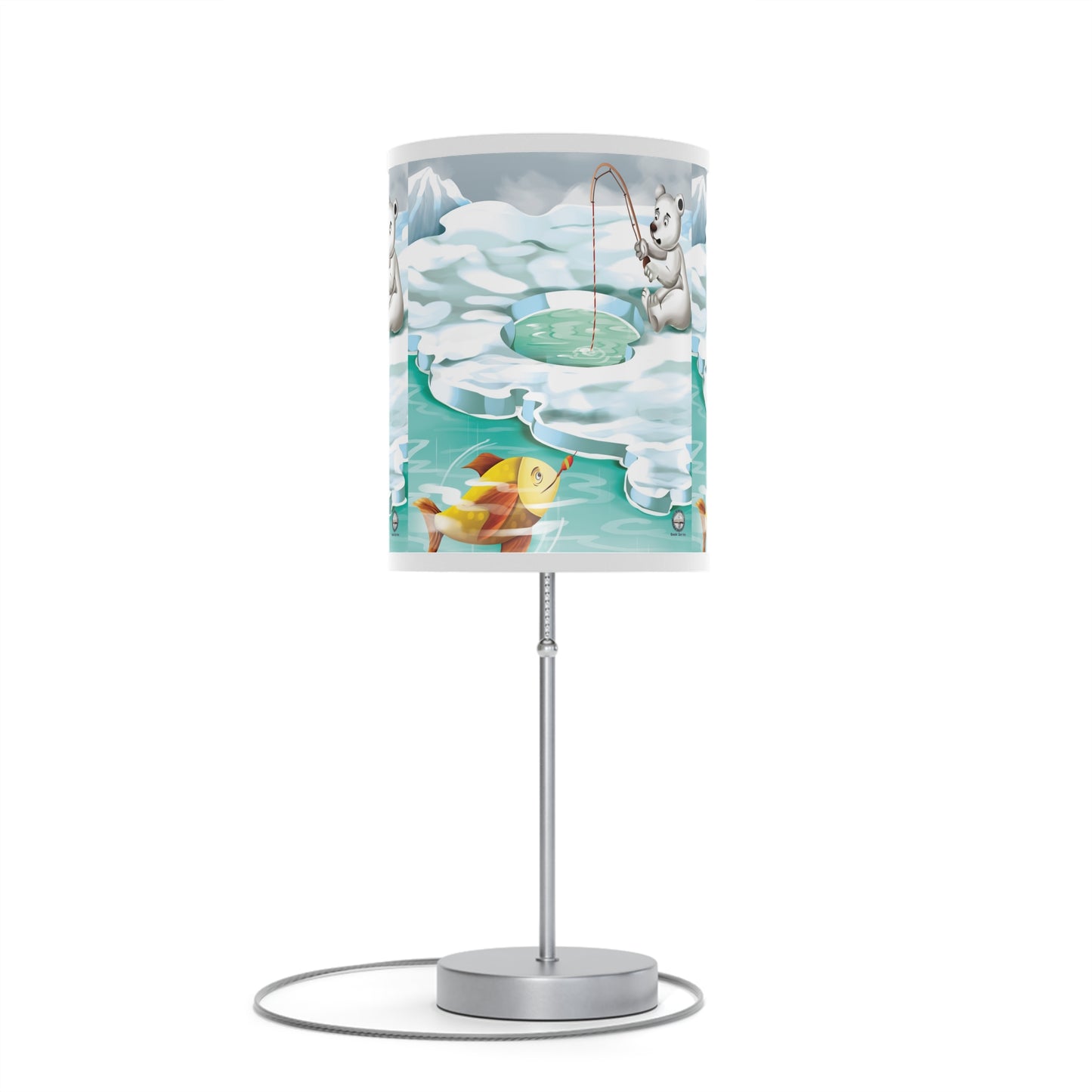 Poro The Polar Bear Lamp on a Stand, US|CA plug