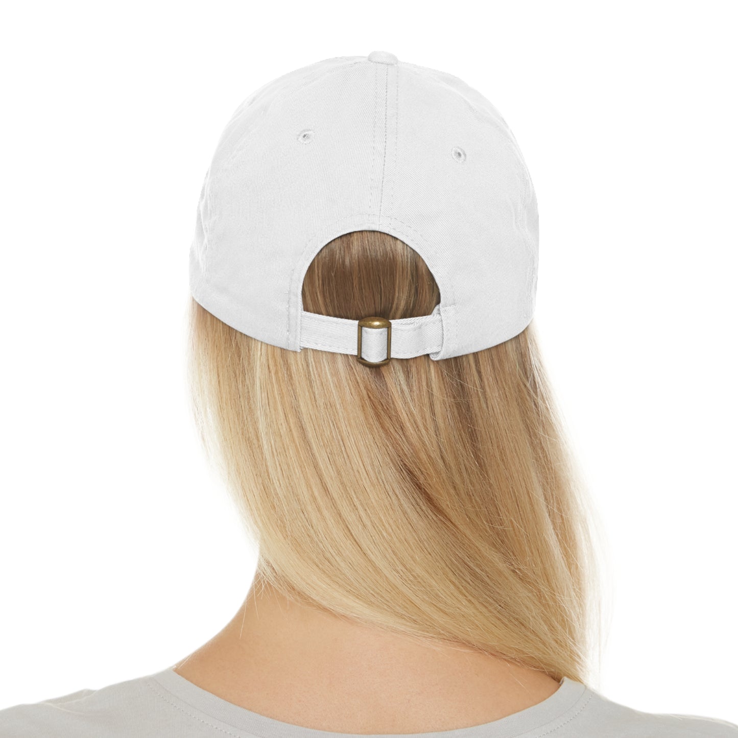 Sailing Dad Hat with Leather Patch (Rectangle)