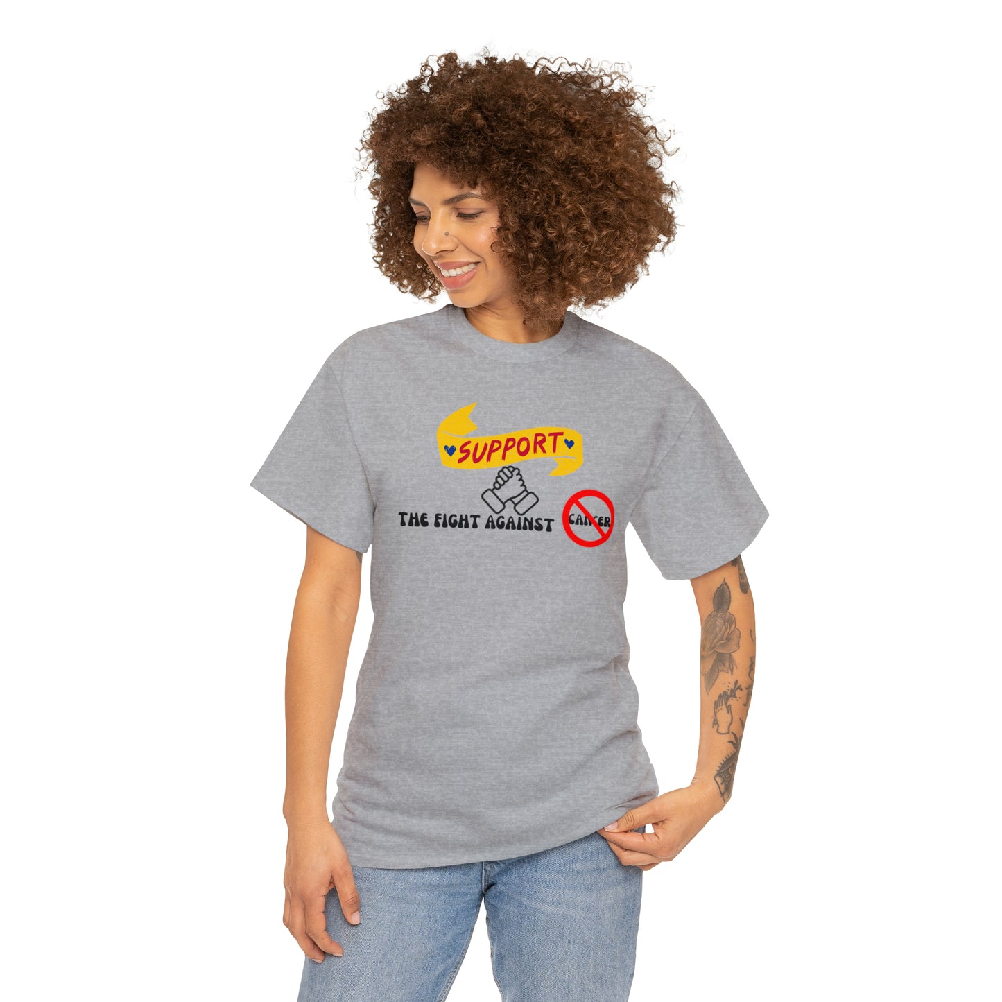 Cancer Unisex Heavy Cotton Tee